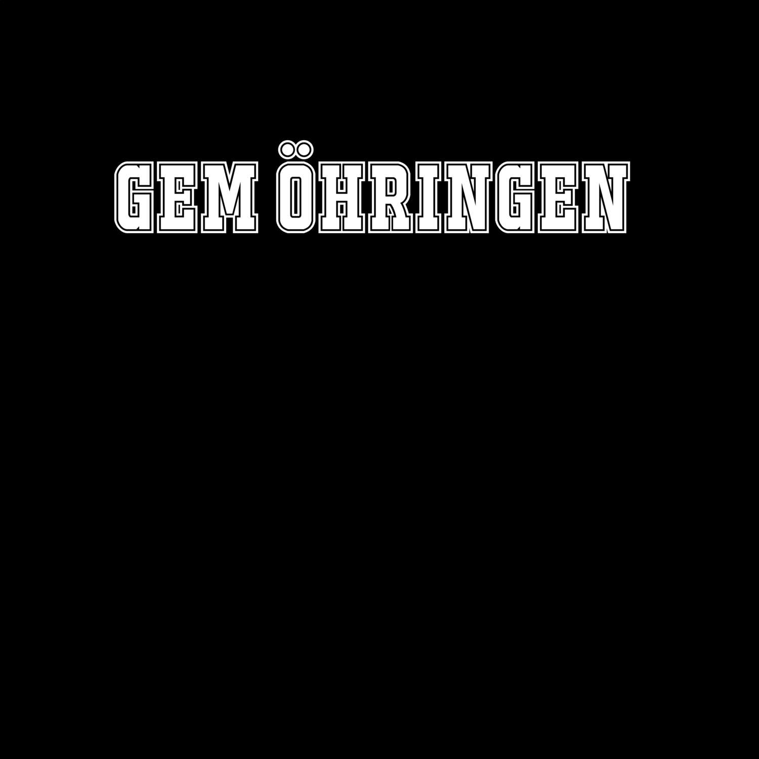 T-Shirt »Classic« für den Ort »Gem Öhringen«