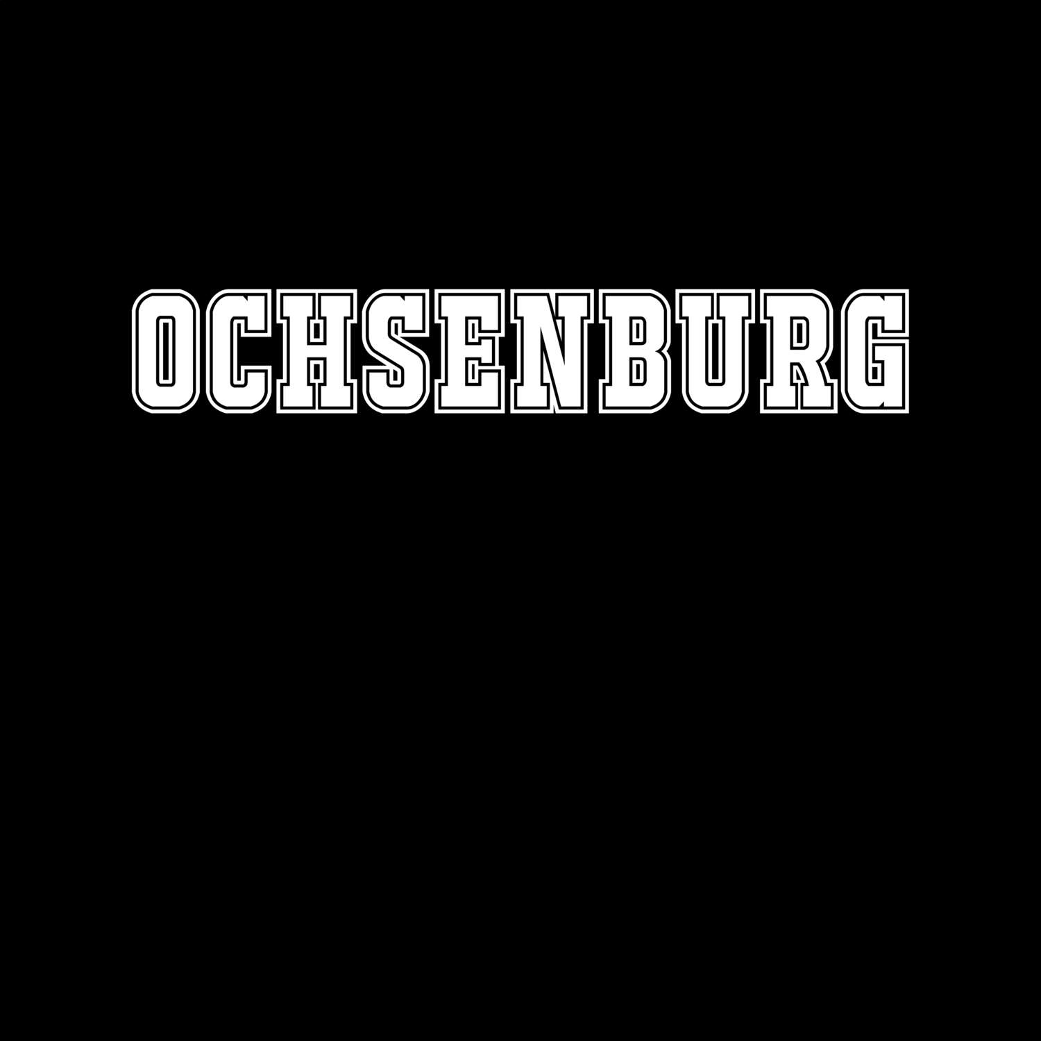 T-Shirt »Classic« für den Ort »Ochsenburg«