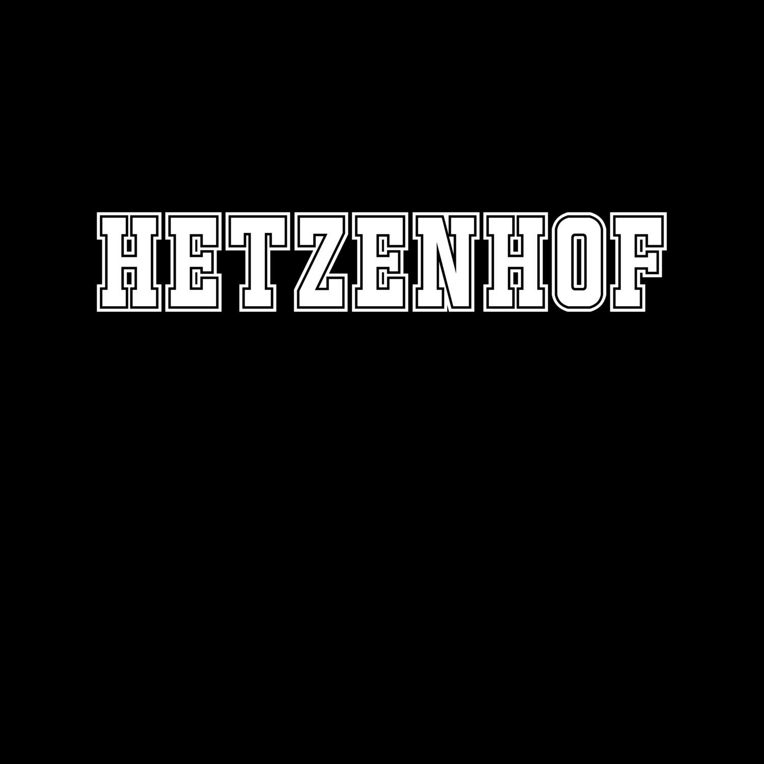 Hetzenhof T-Shirt »Classic«