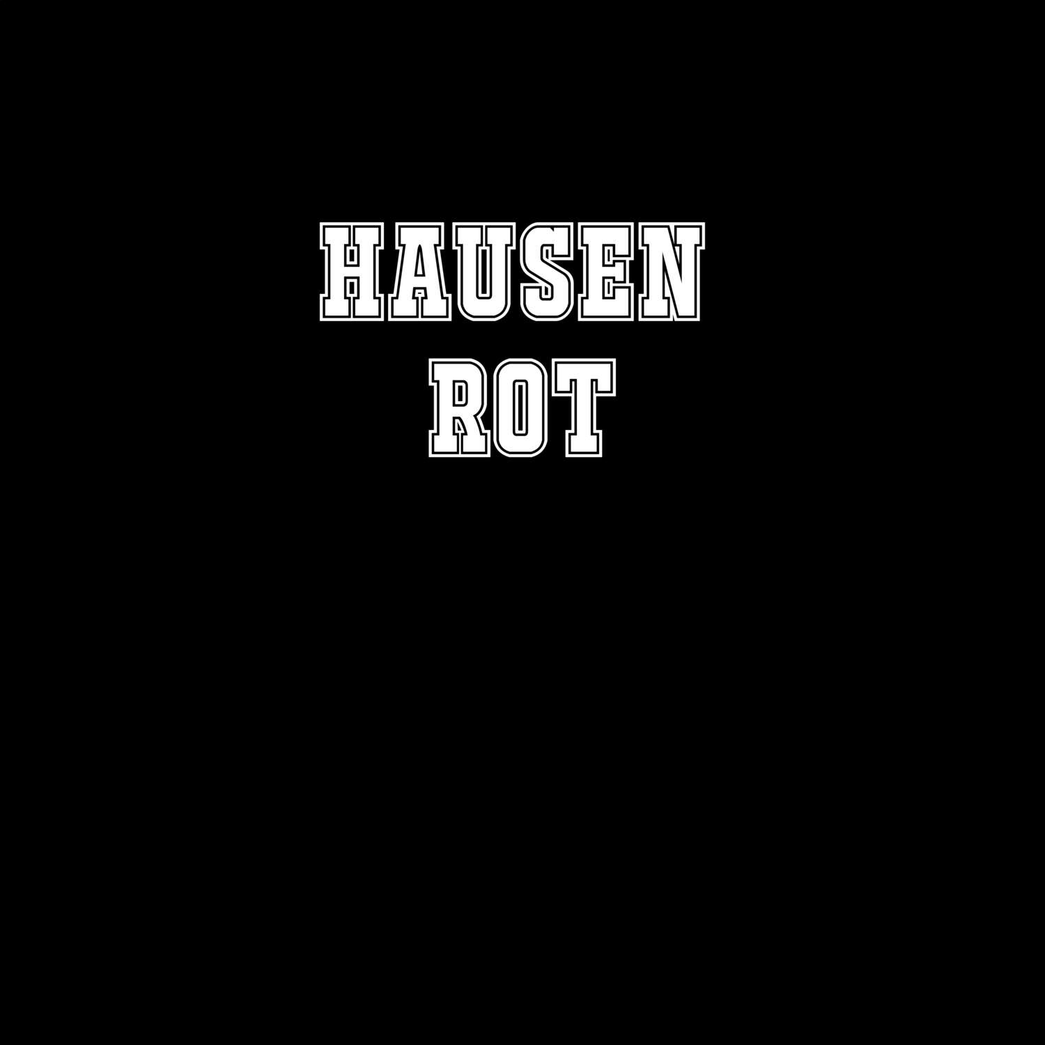 T-Shirt »Classic« für den Ort »Hausen Rot«