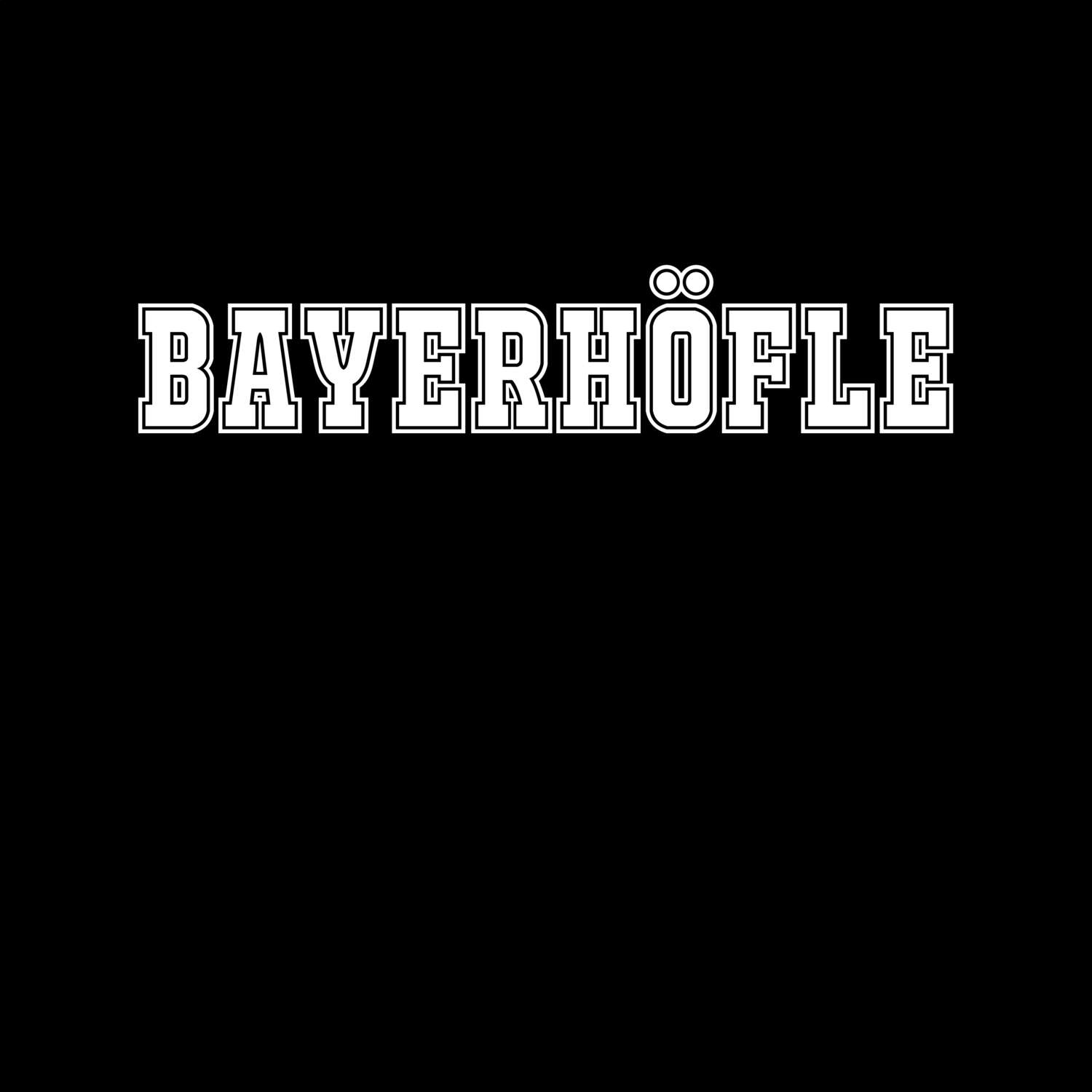 Bayerhöfle T-Shirt »Classic«