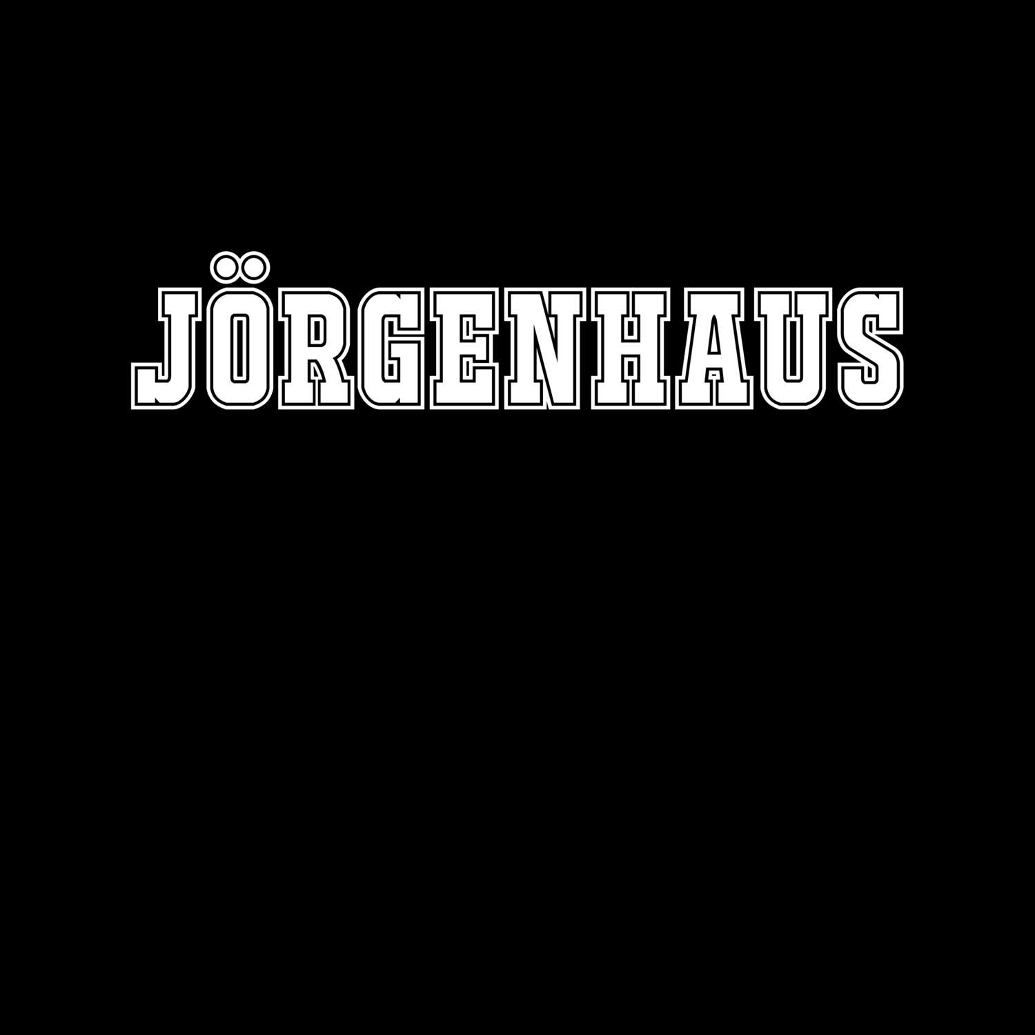 T-Shirt »Classic« für den Ort »Jörgenhaus«