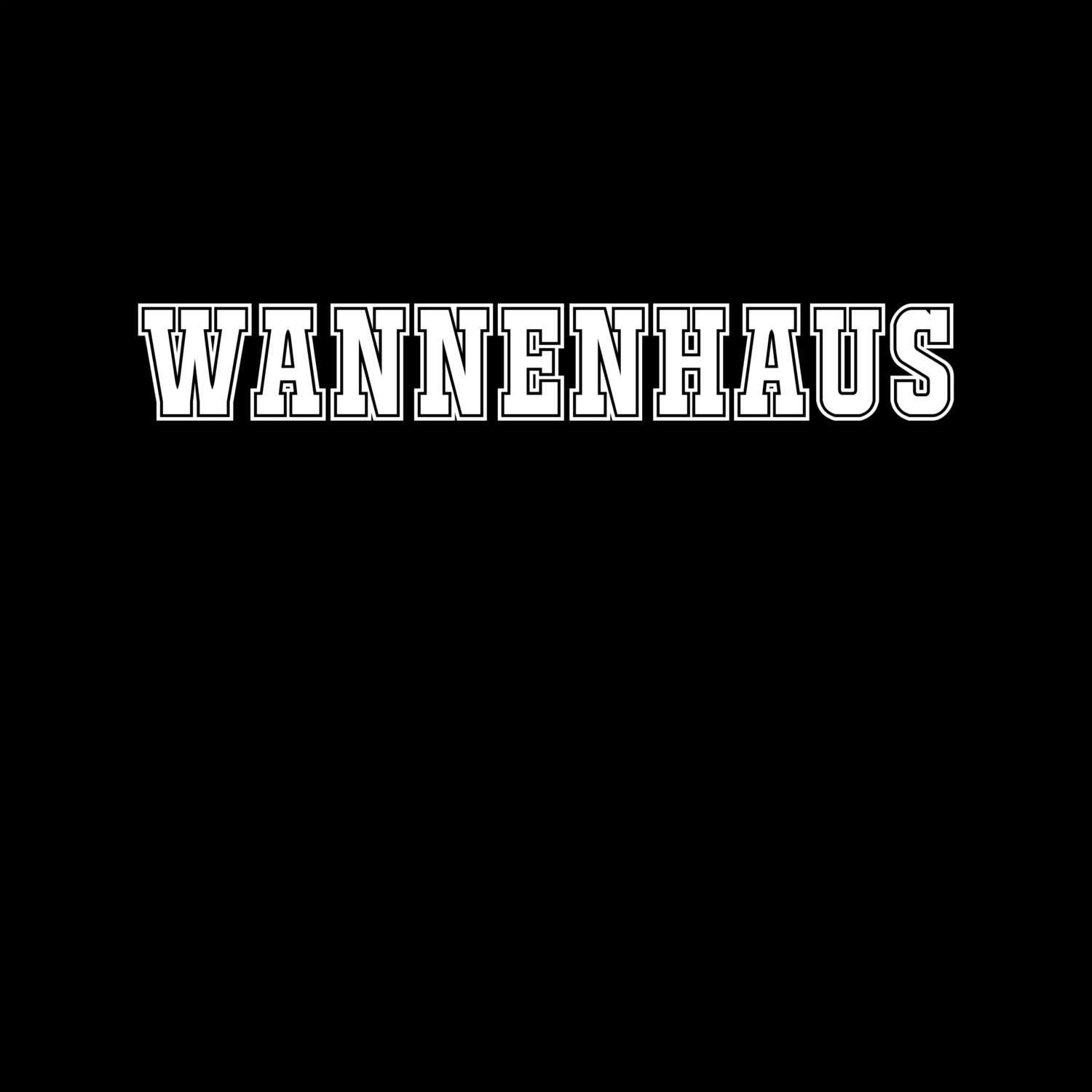 T-Shirt »Classic« für den Ort »Wannenhaus«