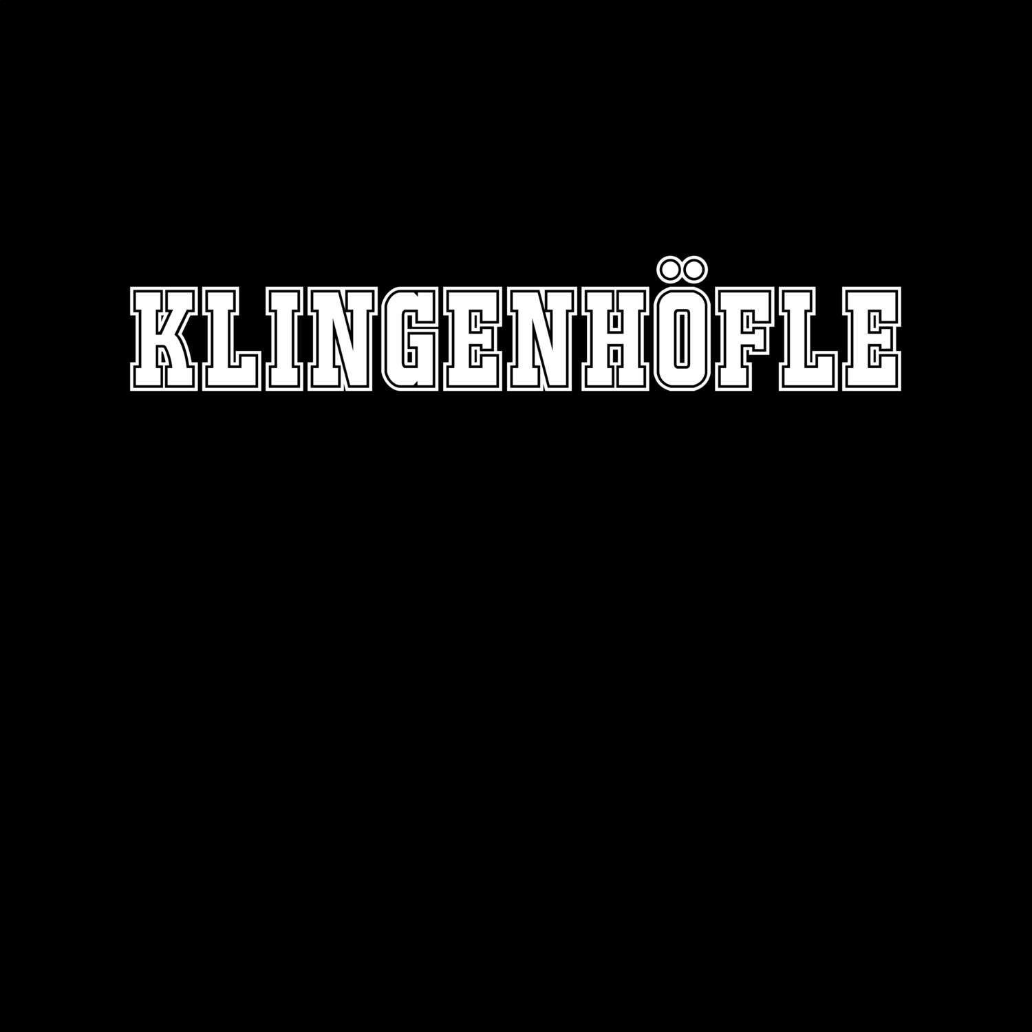 Klingenhöfle T-Shirt »Classic«