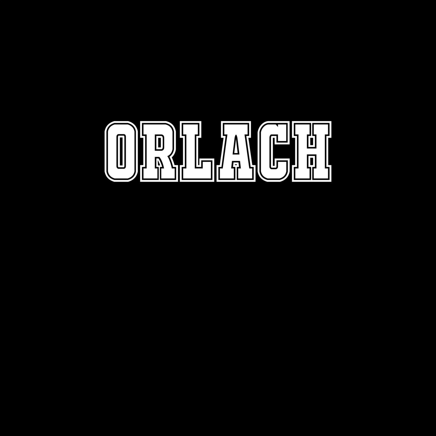 T-Shirt »Classic« für den Ort »Orlach«