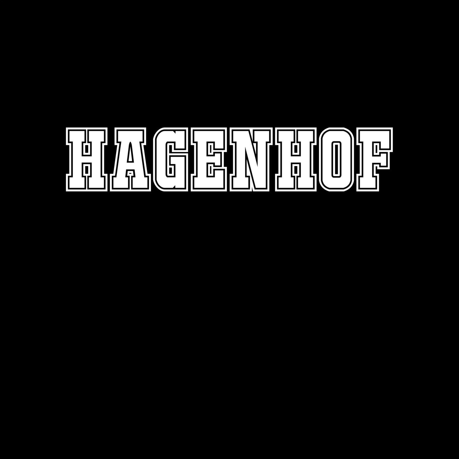 T-Shirt »Classic« für den Ort »Hagenhof«