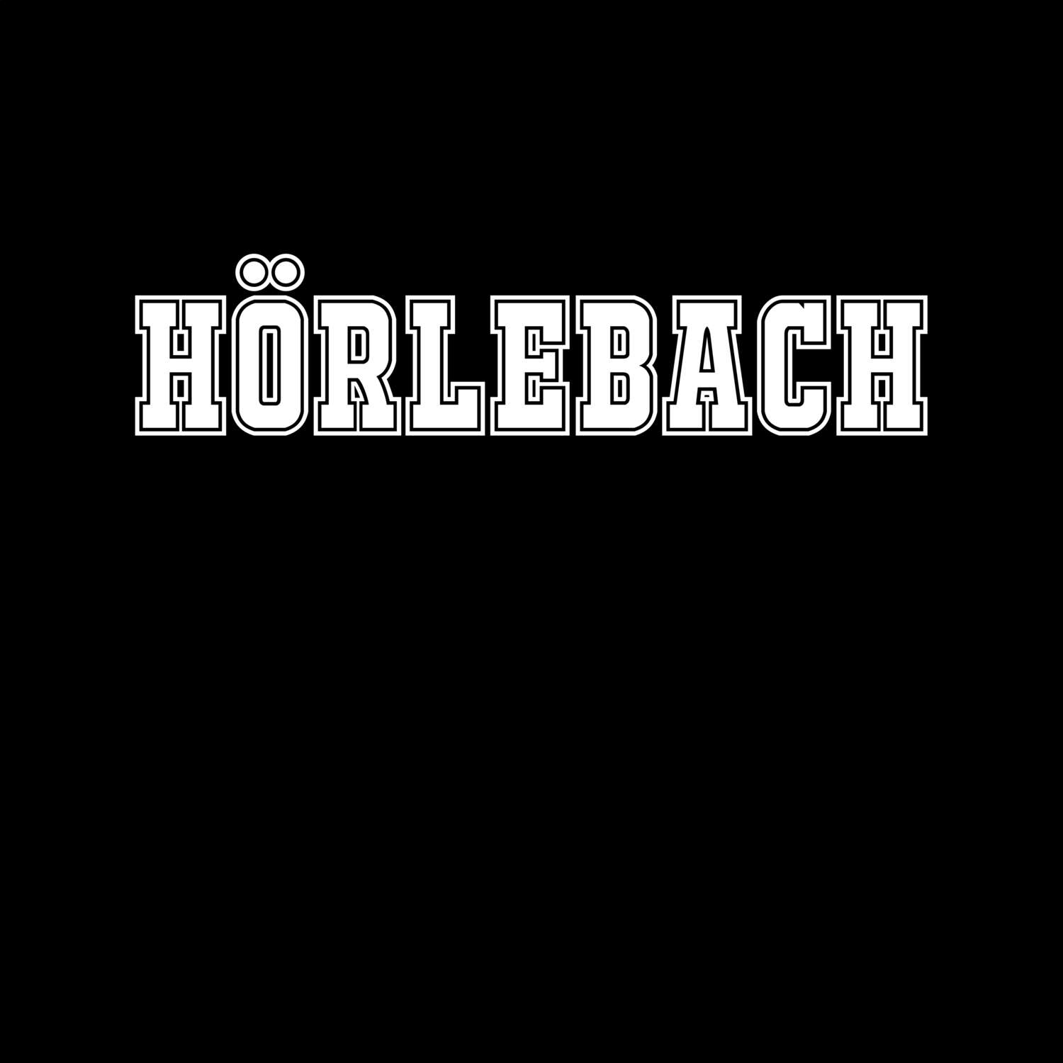 T-Shirt »Classic« für den Ort »Hörlebach«