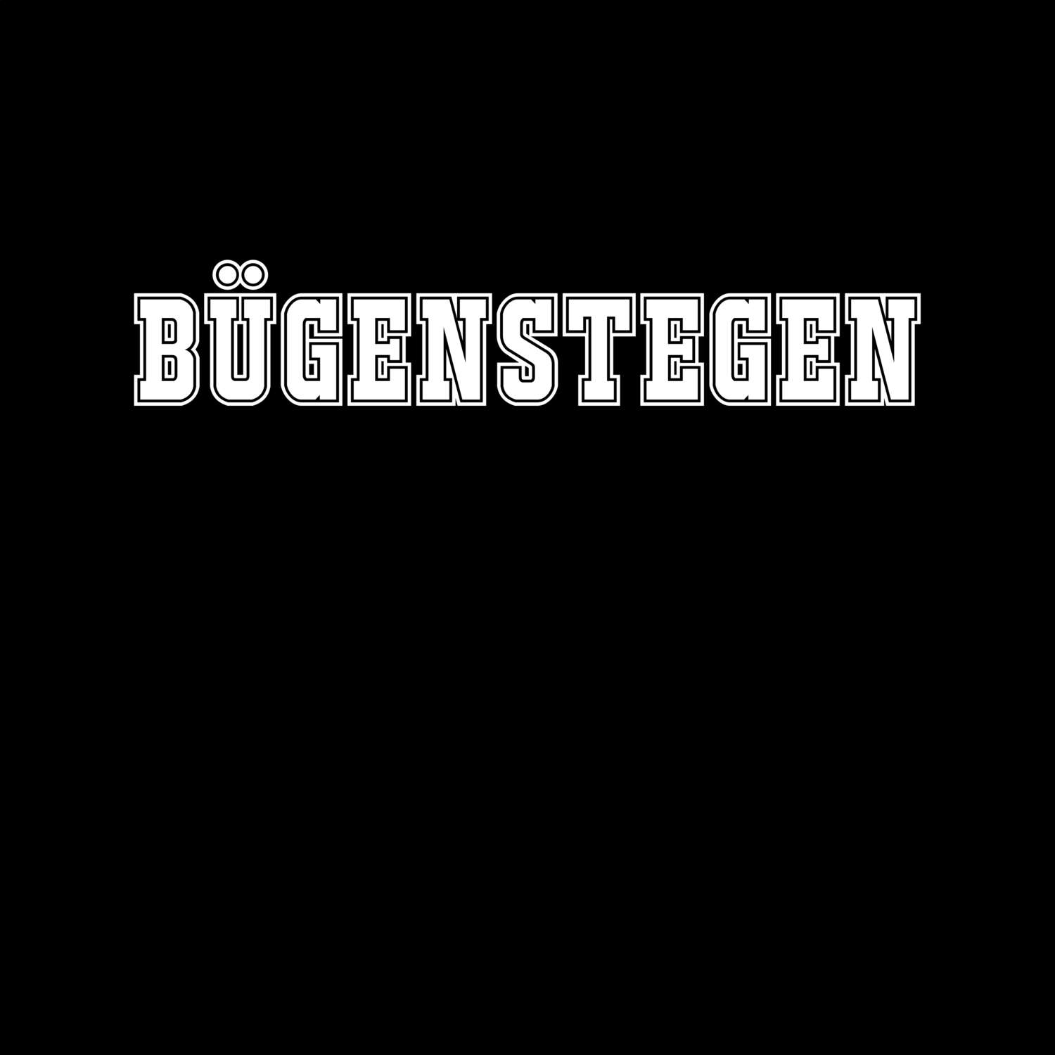 T-Shirt »Classic« für den Ort »Bügenstegen«