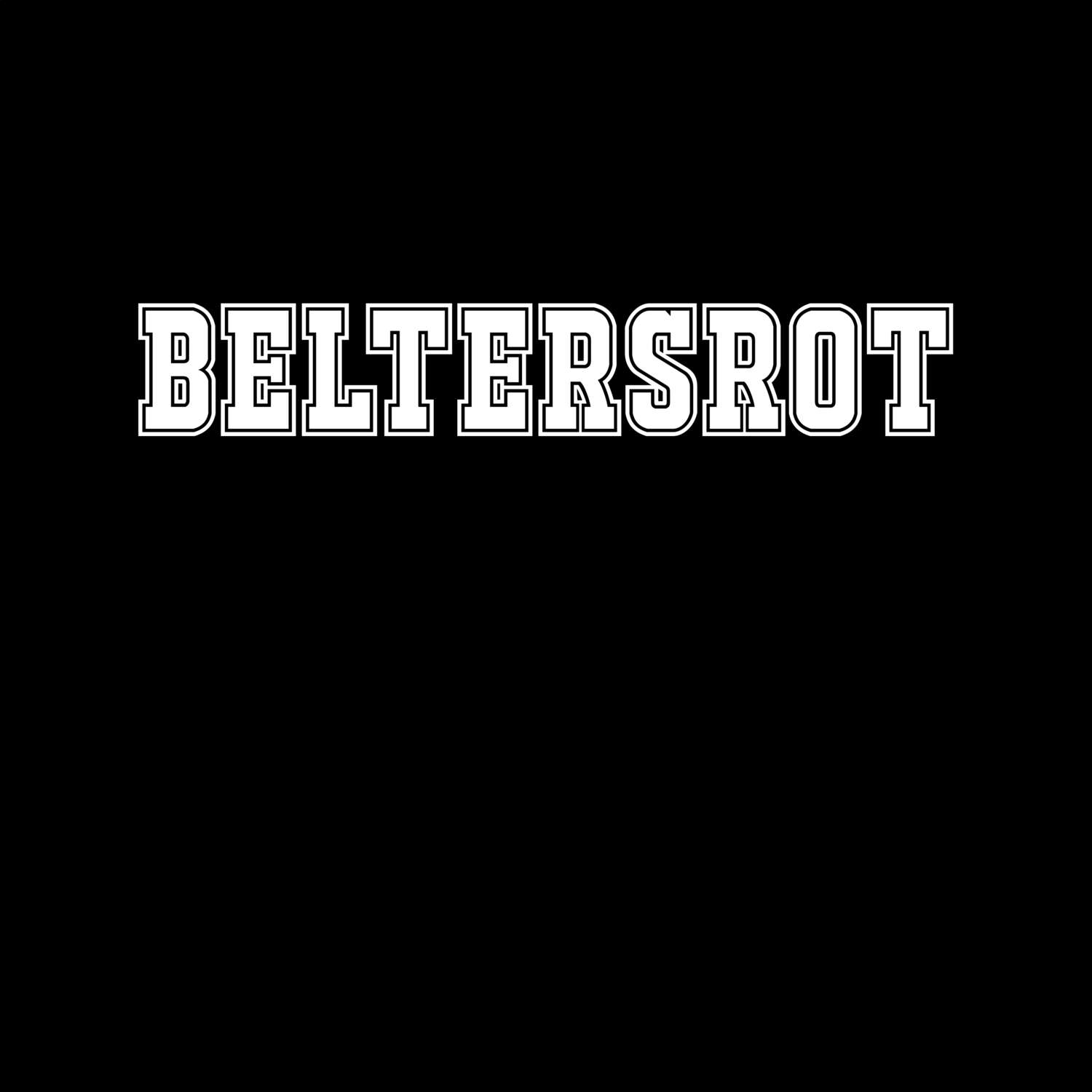 T-Shirt »Classic« für den Ort »Beltersrot«