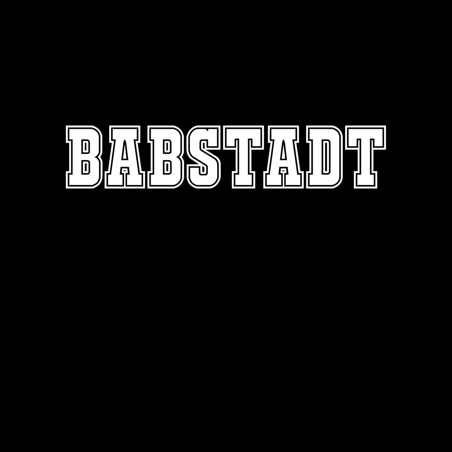 T-Shirt »Classic« für den Ort »Babstadt«