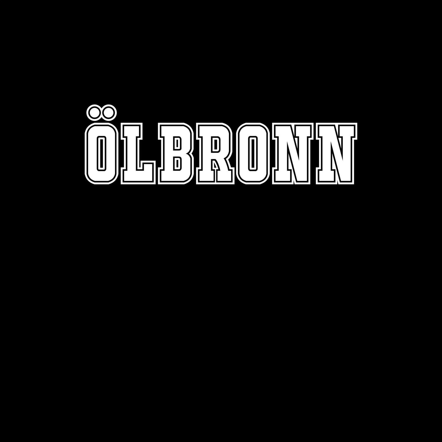 T-Shirt »Classic« für den Ort »Ölbronn«