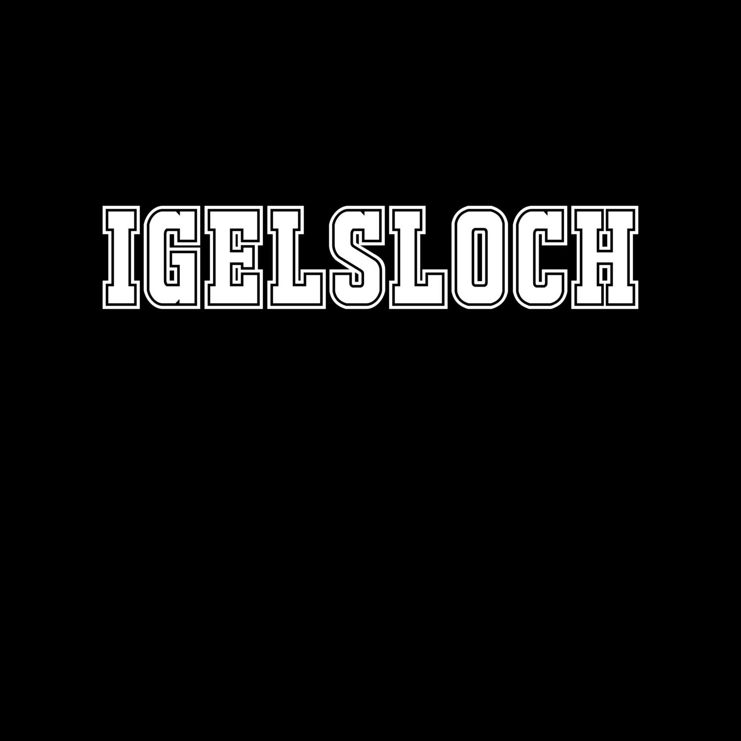 T-Shirt »Classic« für den Ort »Igelsloch«