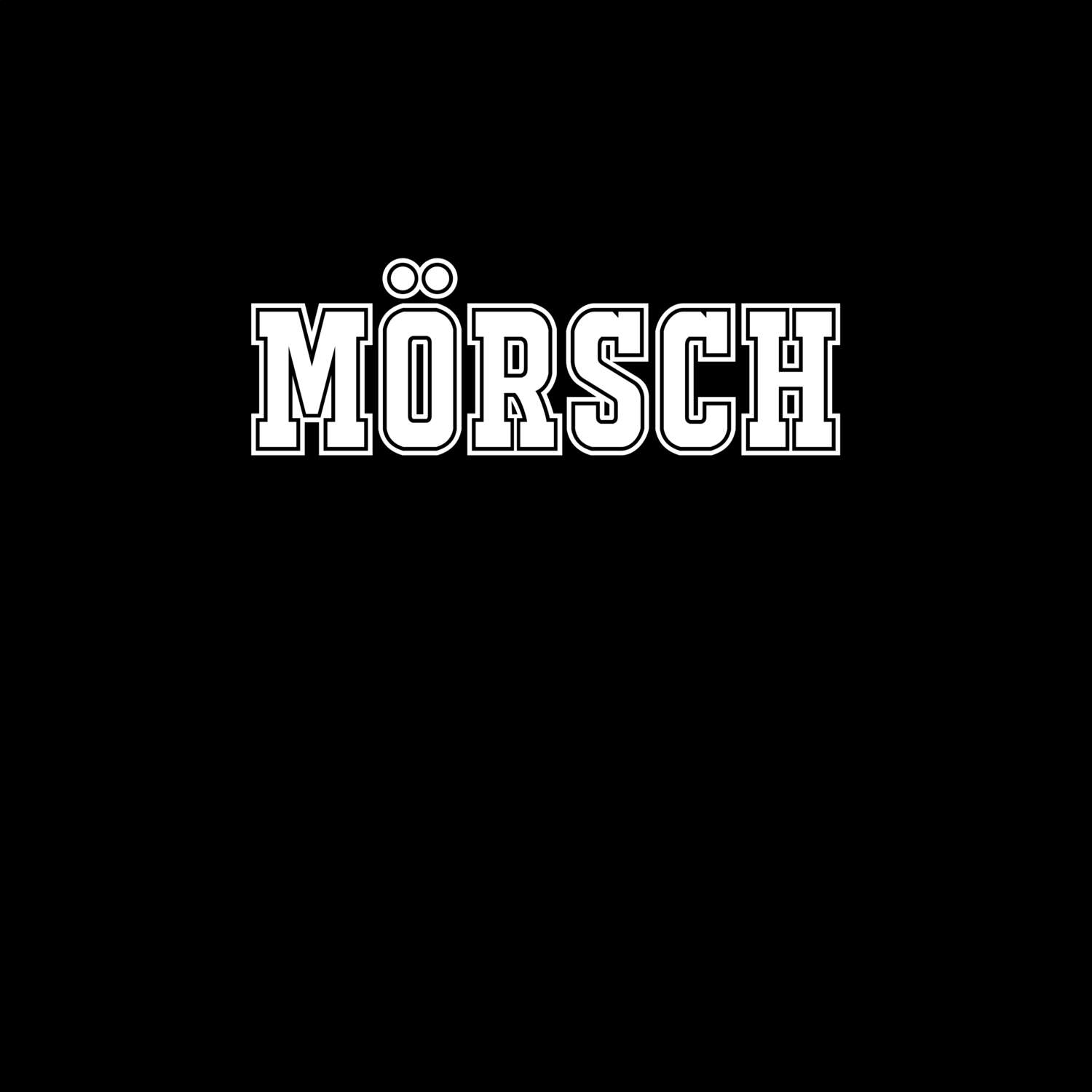 T-Shirt »Classic« für den Ort »Mörsch«