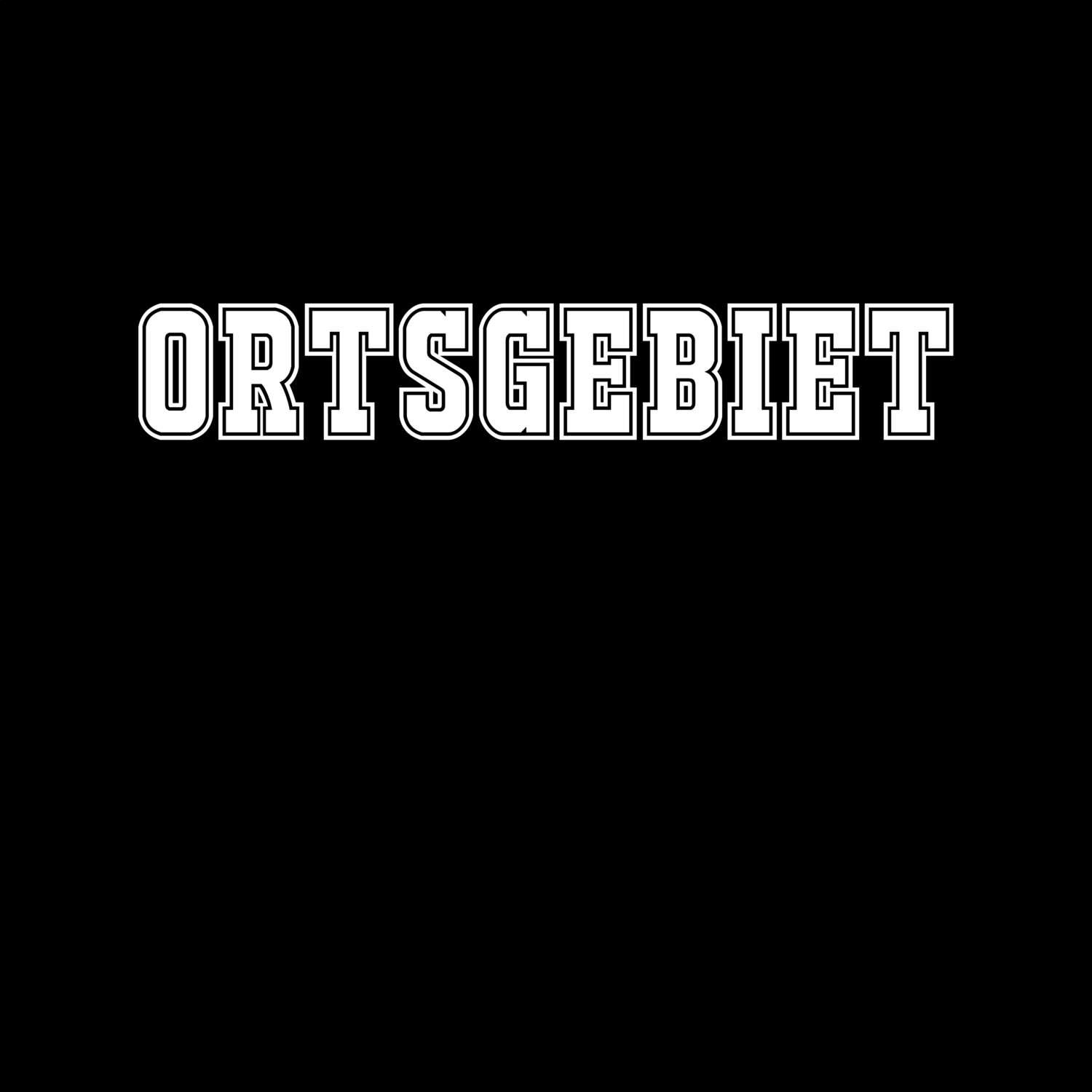 T-Shirt »Classic« für den Ort »Ortsgebiet«