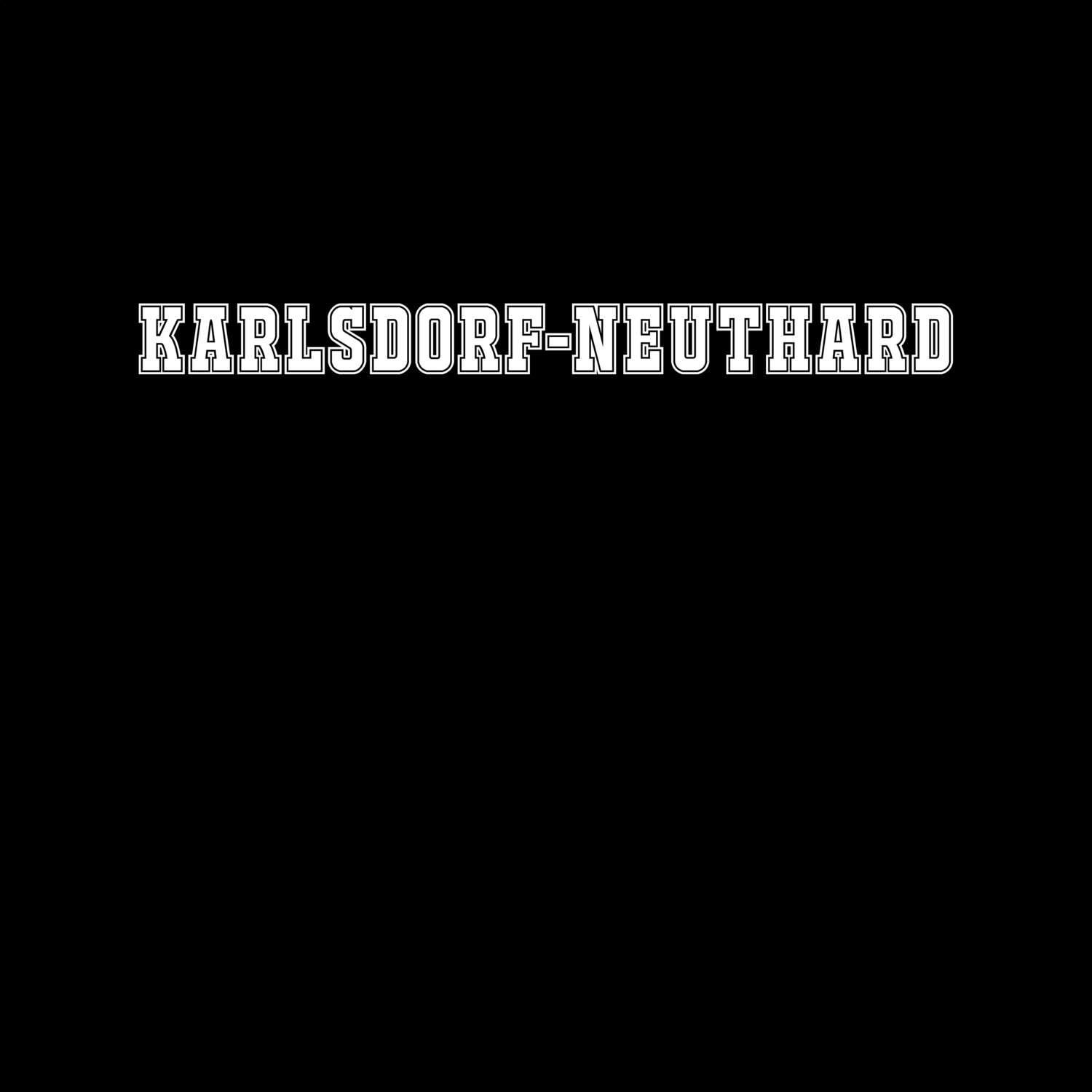 T-Shirt »Classic« für den Ort »Karlsdorf-Neuthard«