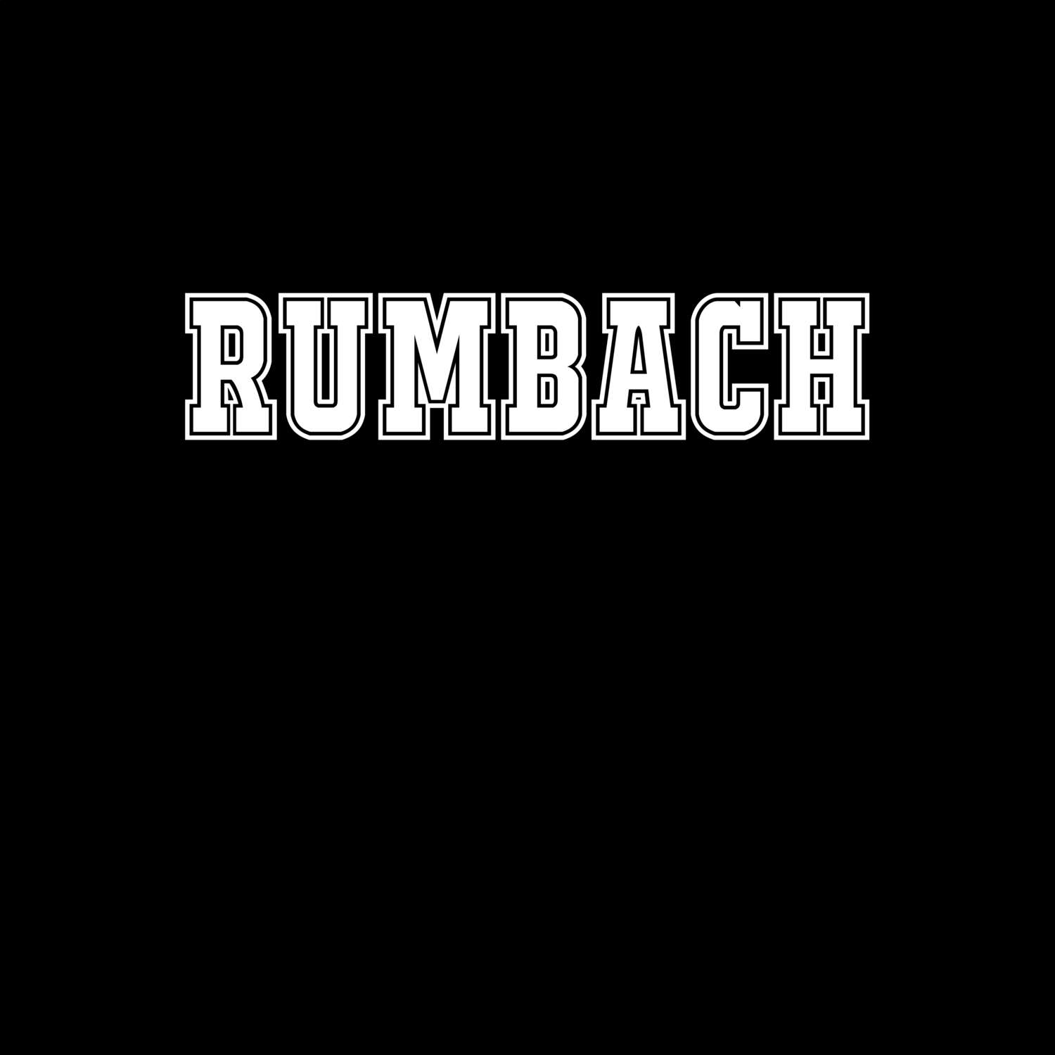 T-Shirt »Classic« für den Ort »Rumbach«