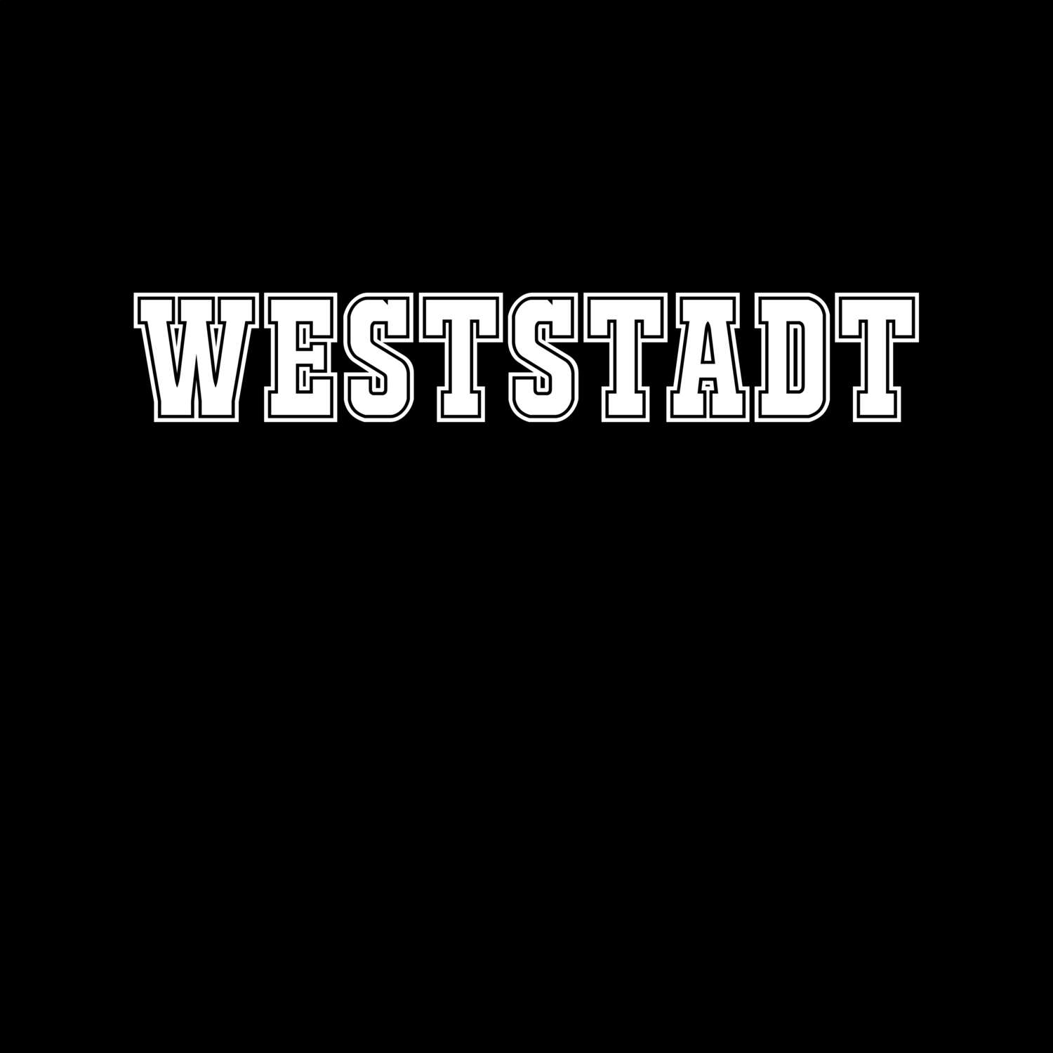 T-Shirt »Classic« für den Ort »Weststadt«