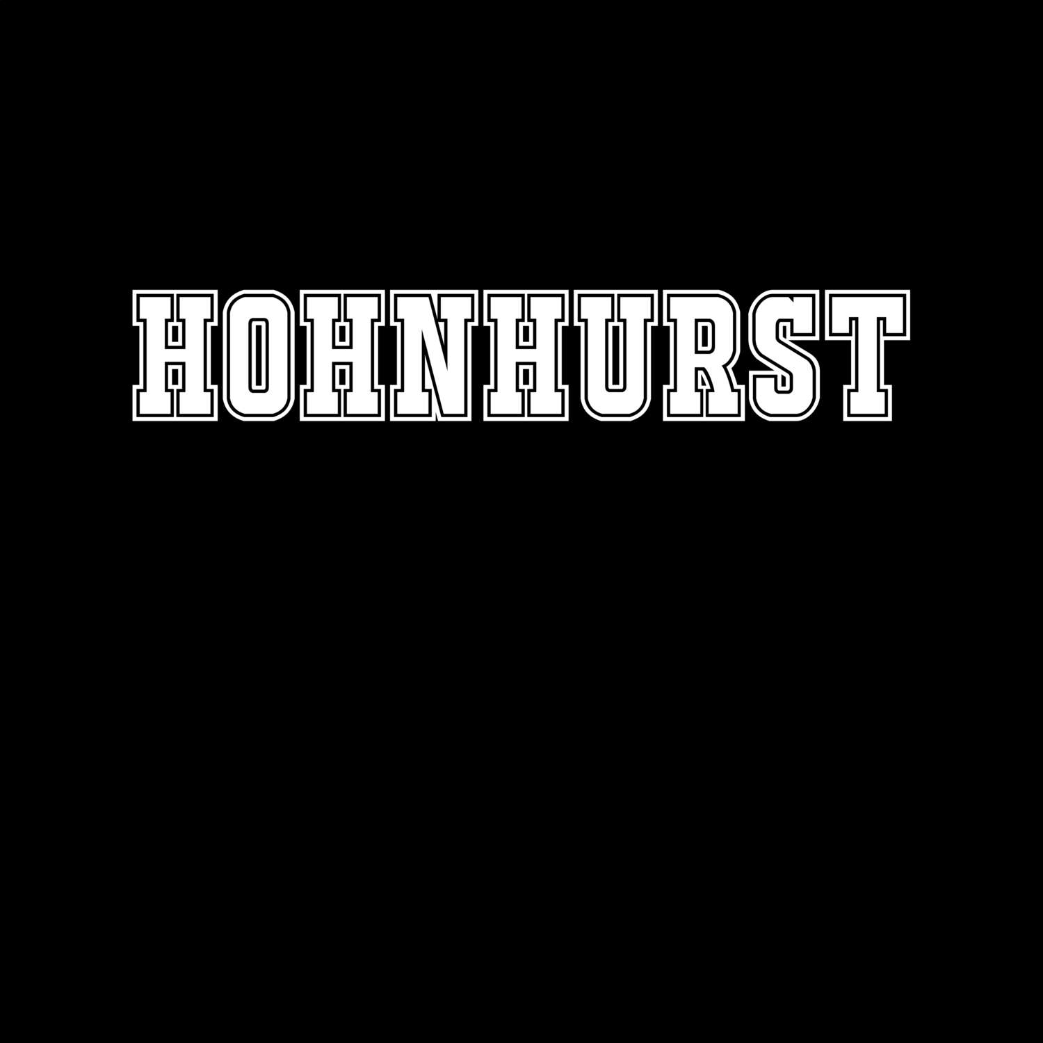 T-Shirt »Classic« für den Ort »Hohnhurst«