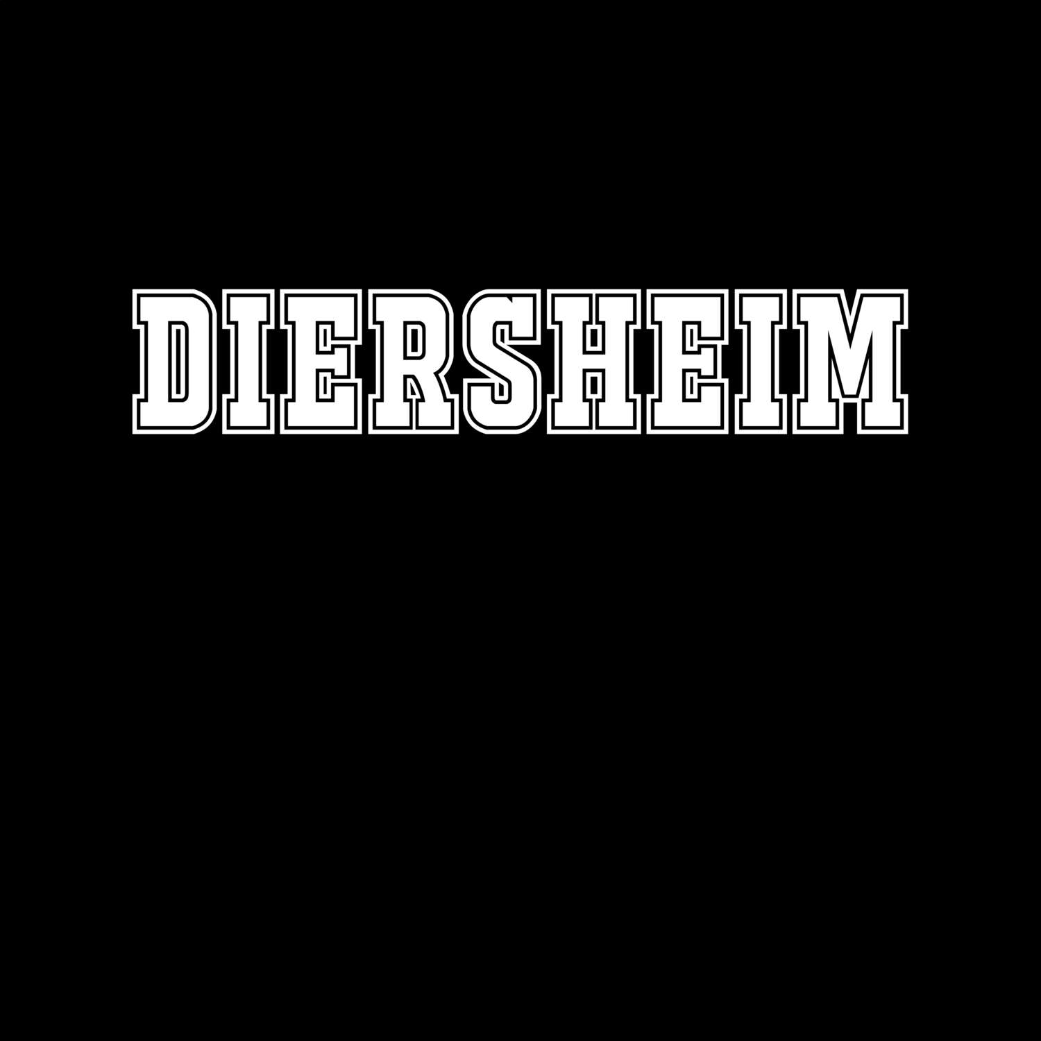 T-Shirt »Classic« für den Ort »Diersheim«