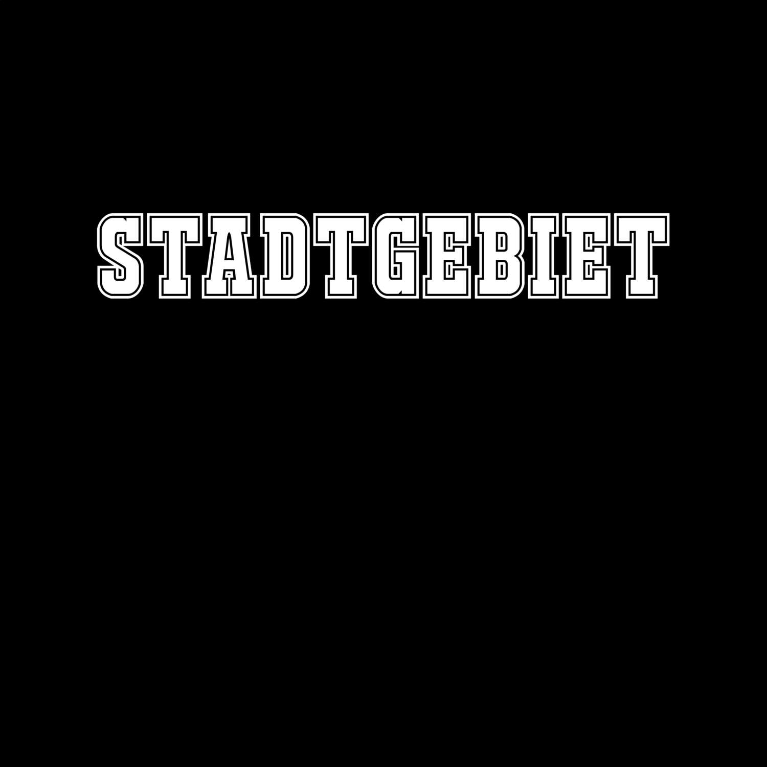 T-Shirt »Classic« für den Ort »Stadtgebiet«