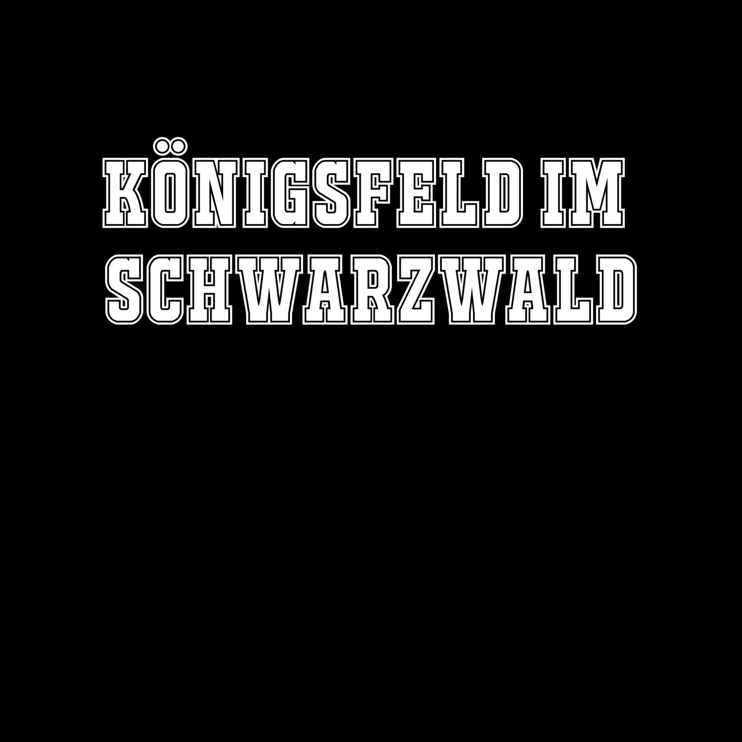 Königsfeld im Schwarzwald T-Shirt »Classic«