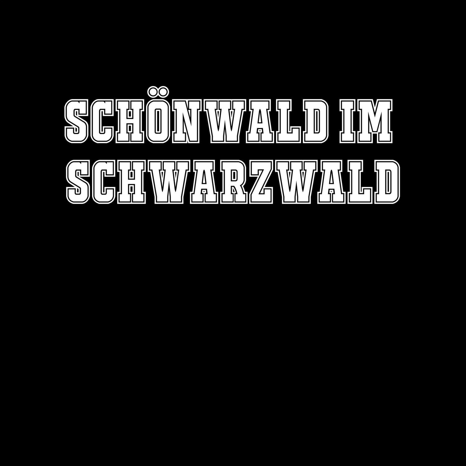 Schönwald im Schwarzwald T-Shirt »Classic«