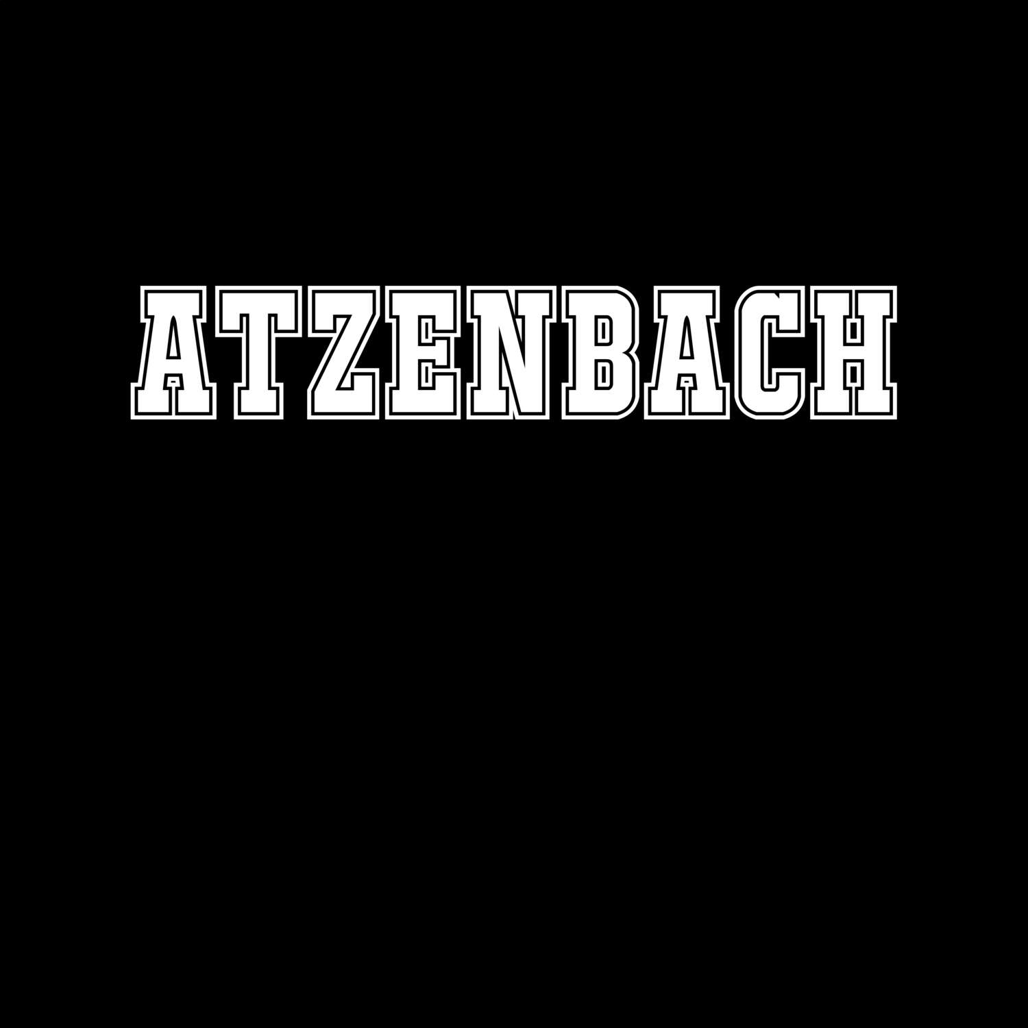 T-Shirt »Classic« für den Ort »Atzenbach«