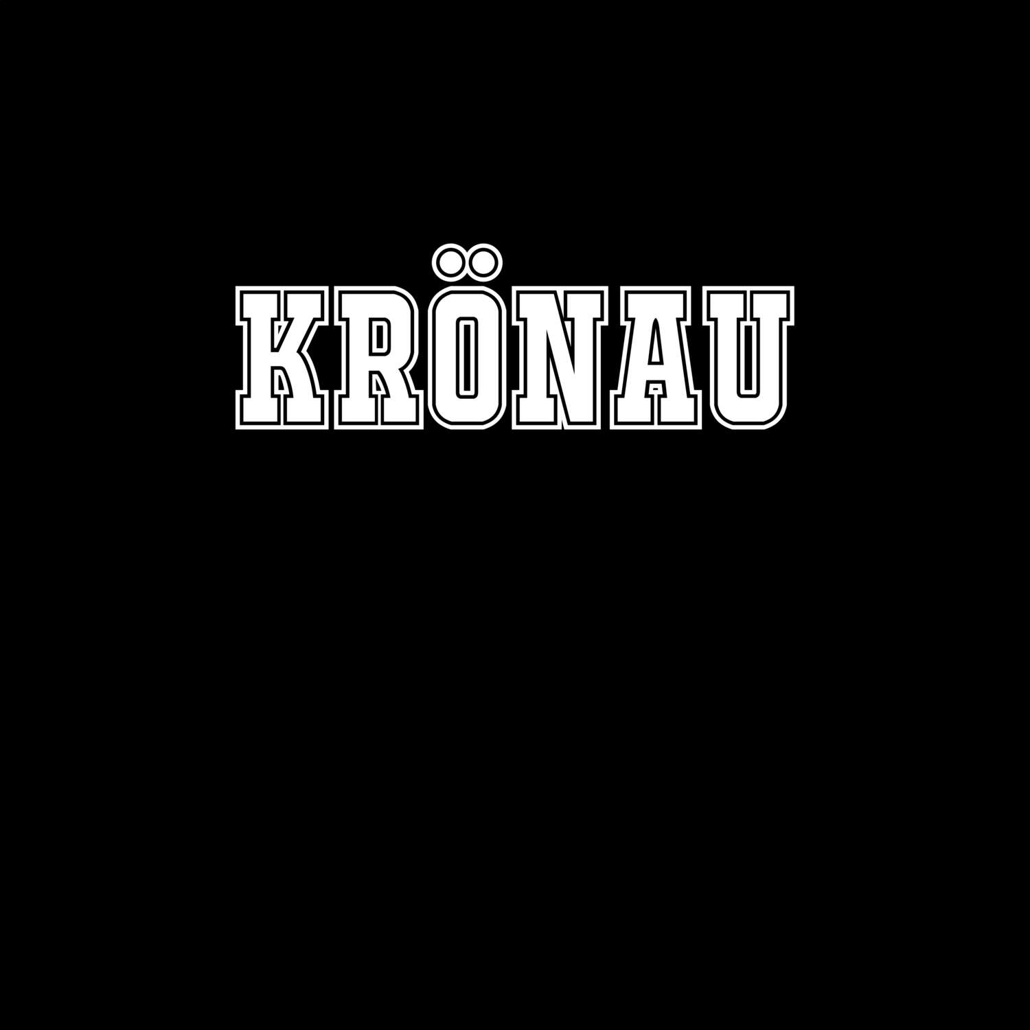 T-Shirt »Classic« für den Ort »Krönau«