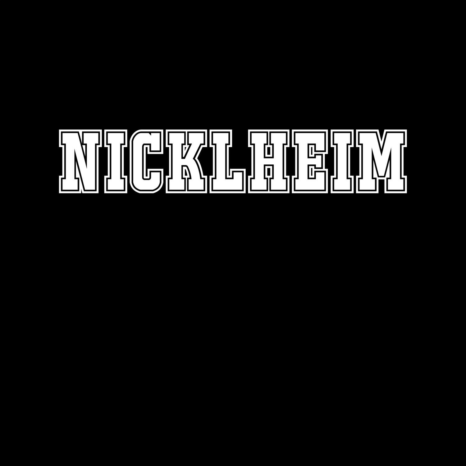 Nicklheim T-Shirt »Classic«