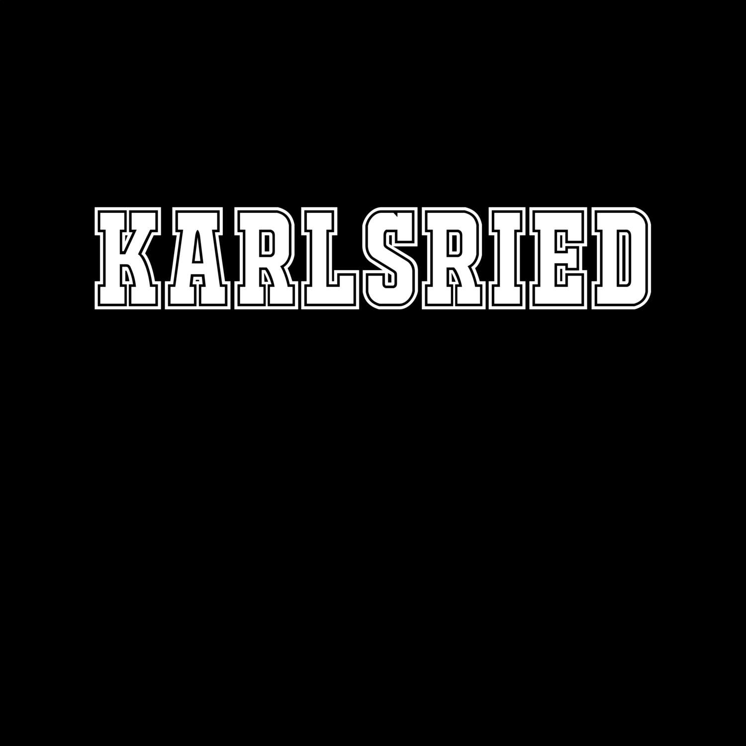 T-Shirt »Classic« für den Ort »Karlsried«