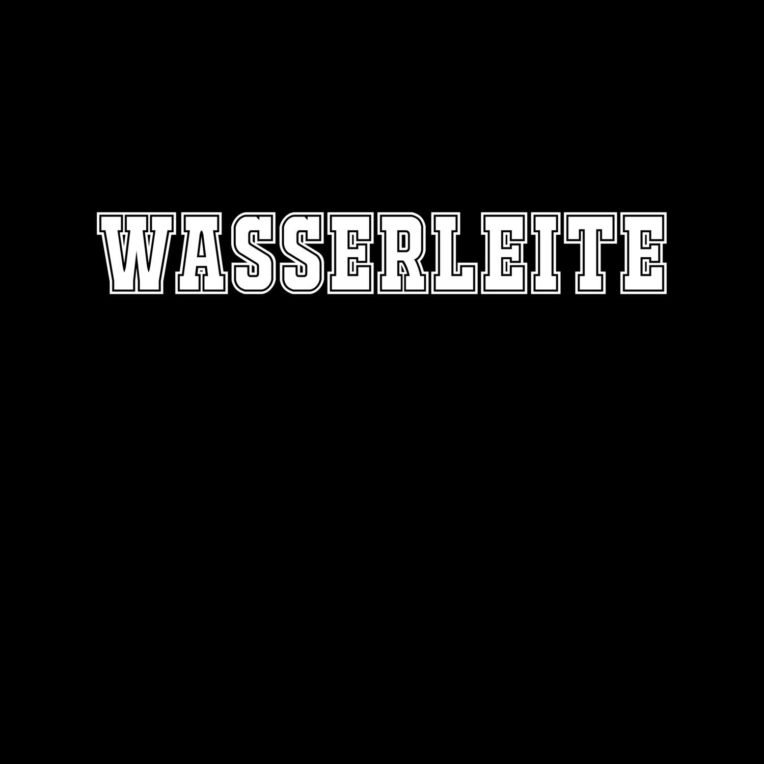 T-Shirt »Classic« für den Ort »Wasserleite«