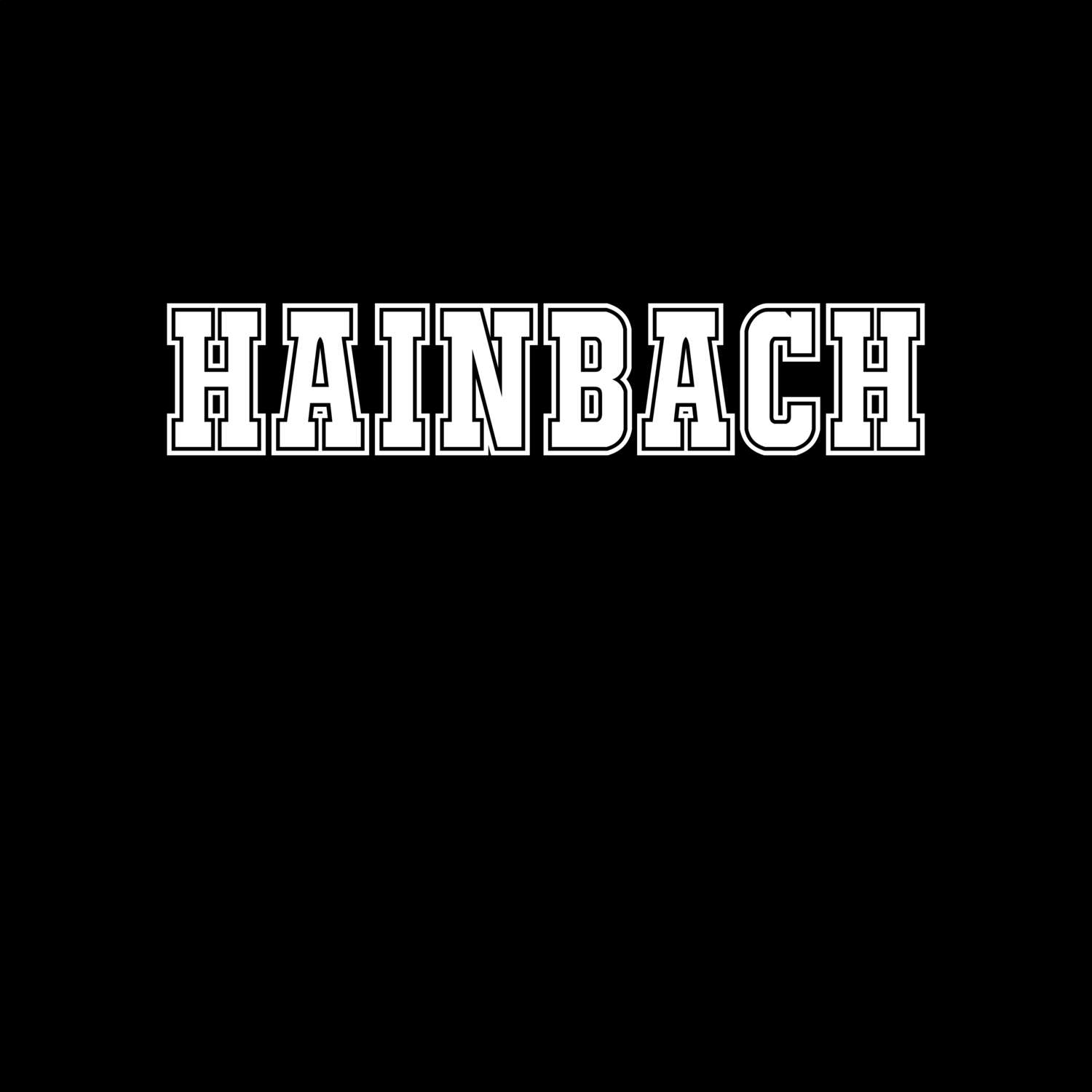 T-Shirt »Classic« für den Ort »Hainbach«