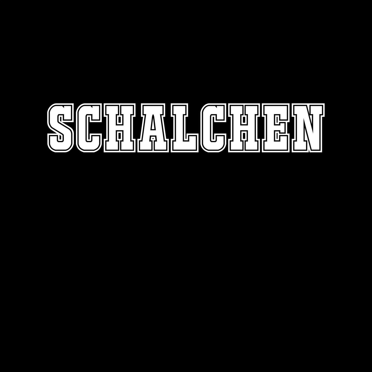 T-Shirt »Classic« für den Ort »Schalchen«