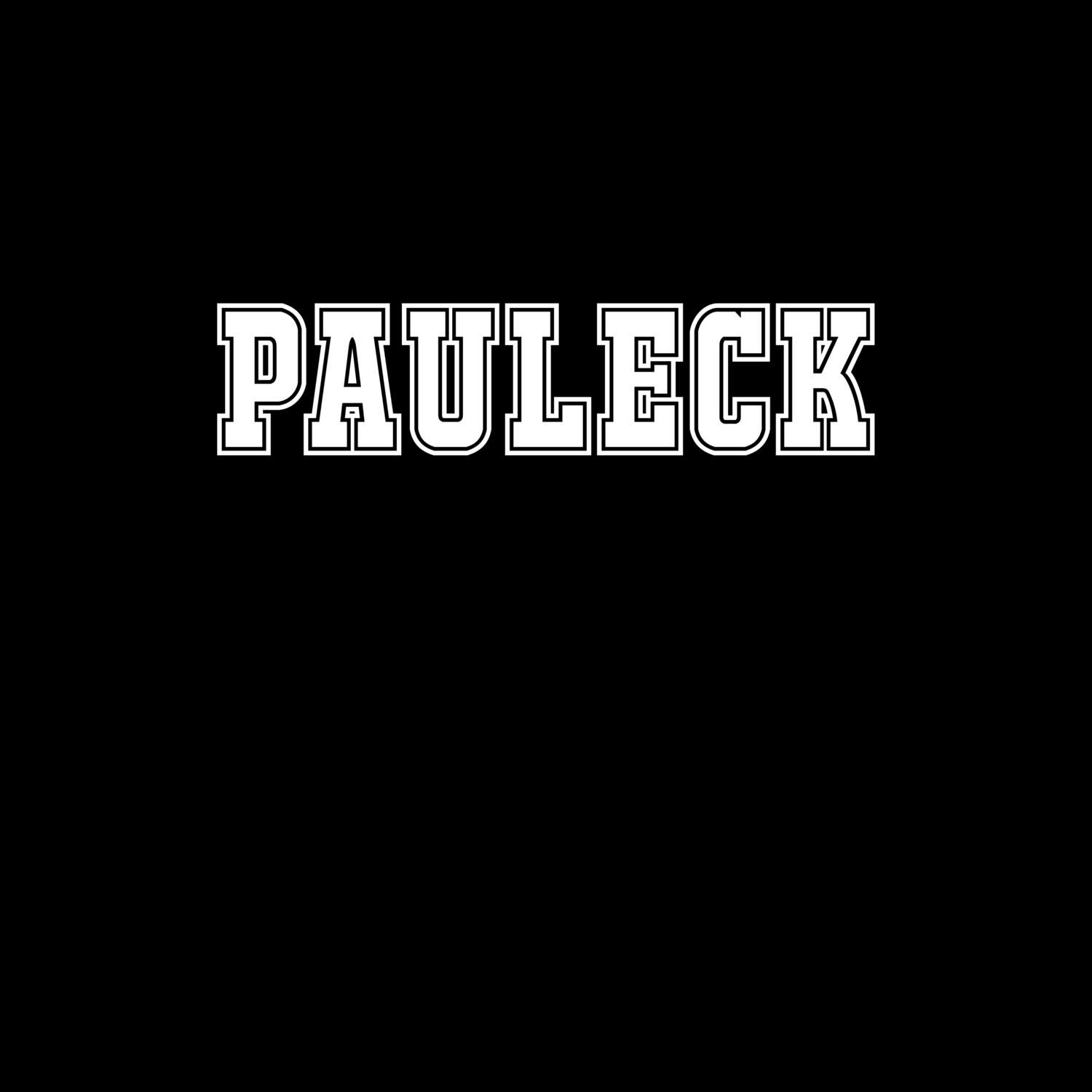 T-Shirt »Classic« für den Ort »Pauleck«