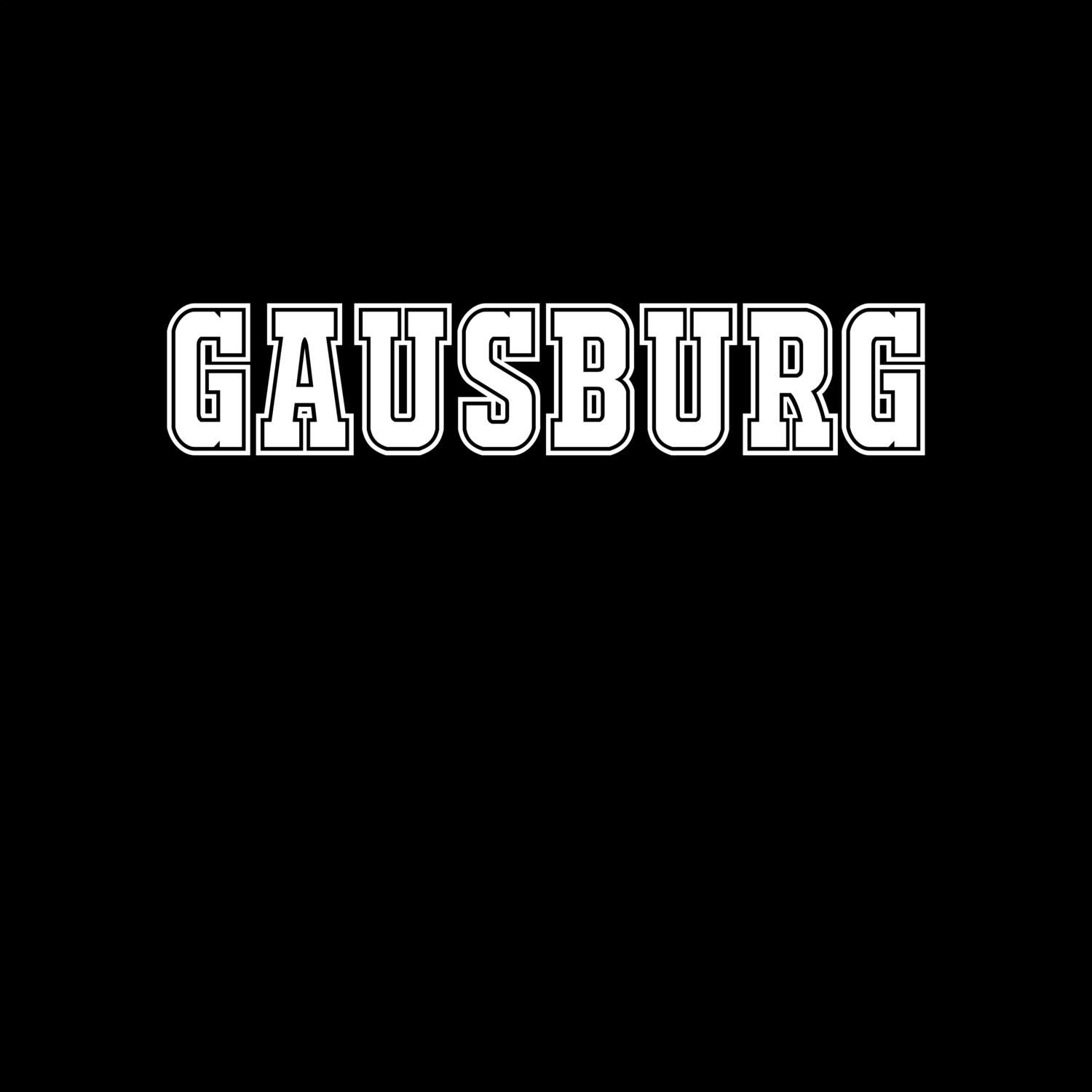 T-Shirt »Classic« für den Ort »Gausburg«