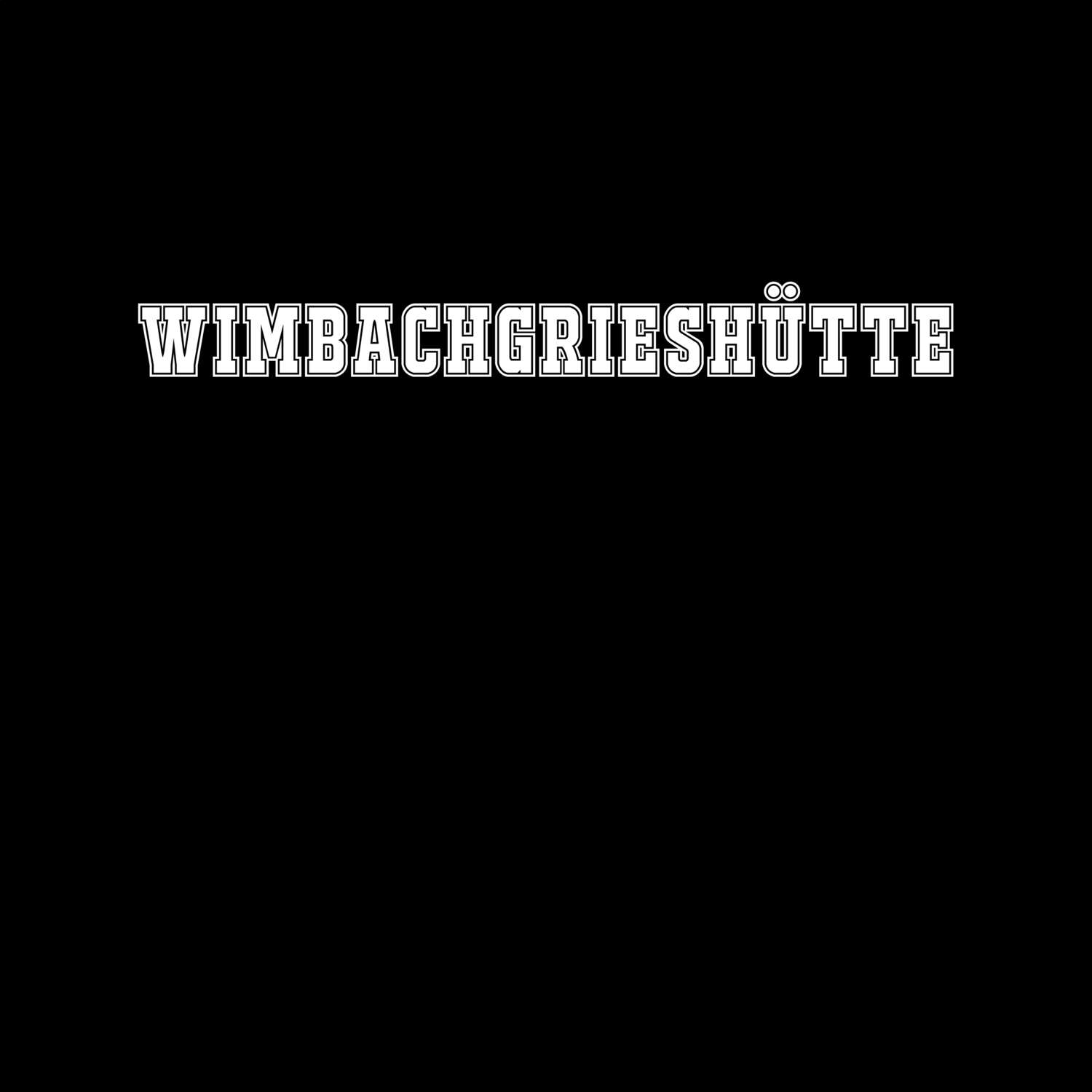 Wimbachgrieshütte T-Shirt »Classic«