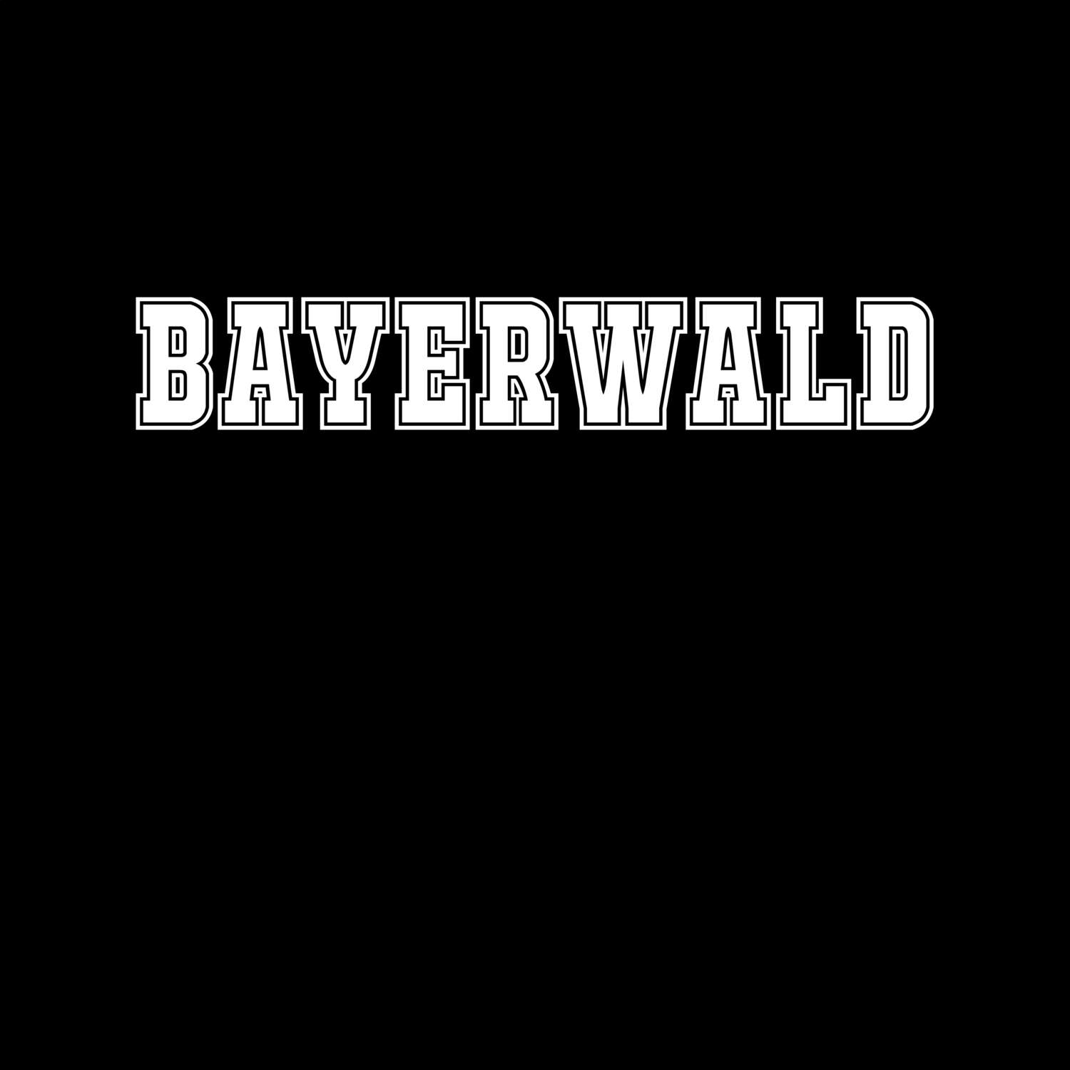 T-Shirt »Classic« für den Ort »Bayerwald«