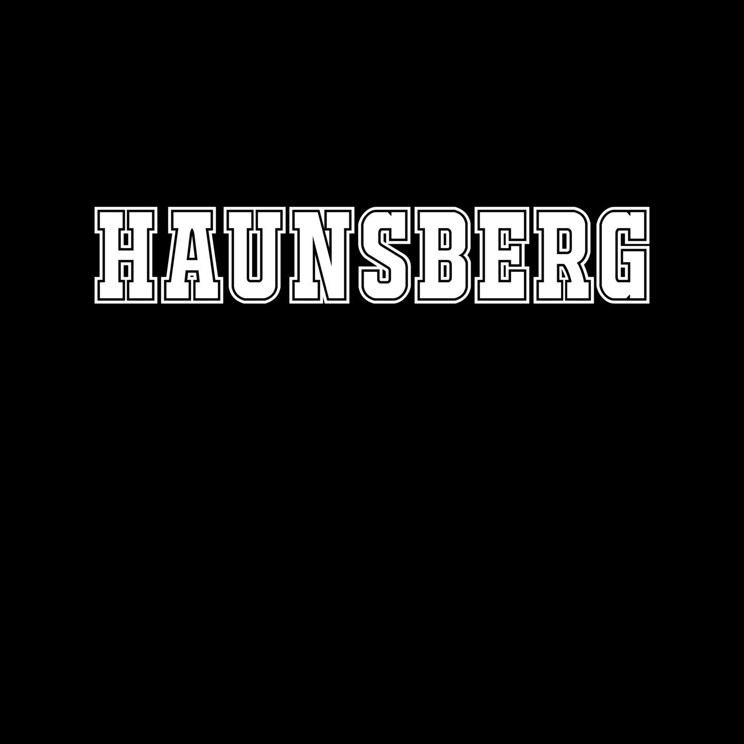 T-Shirt »Classic« für den Ort »Haunsberg«