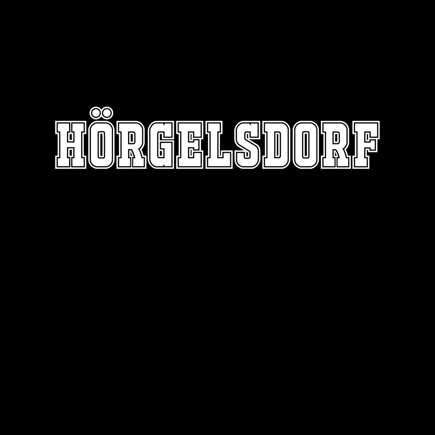 T-Shirt »Classic« für den Ort »Hörgelsdorf«