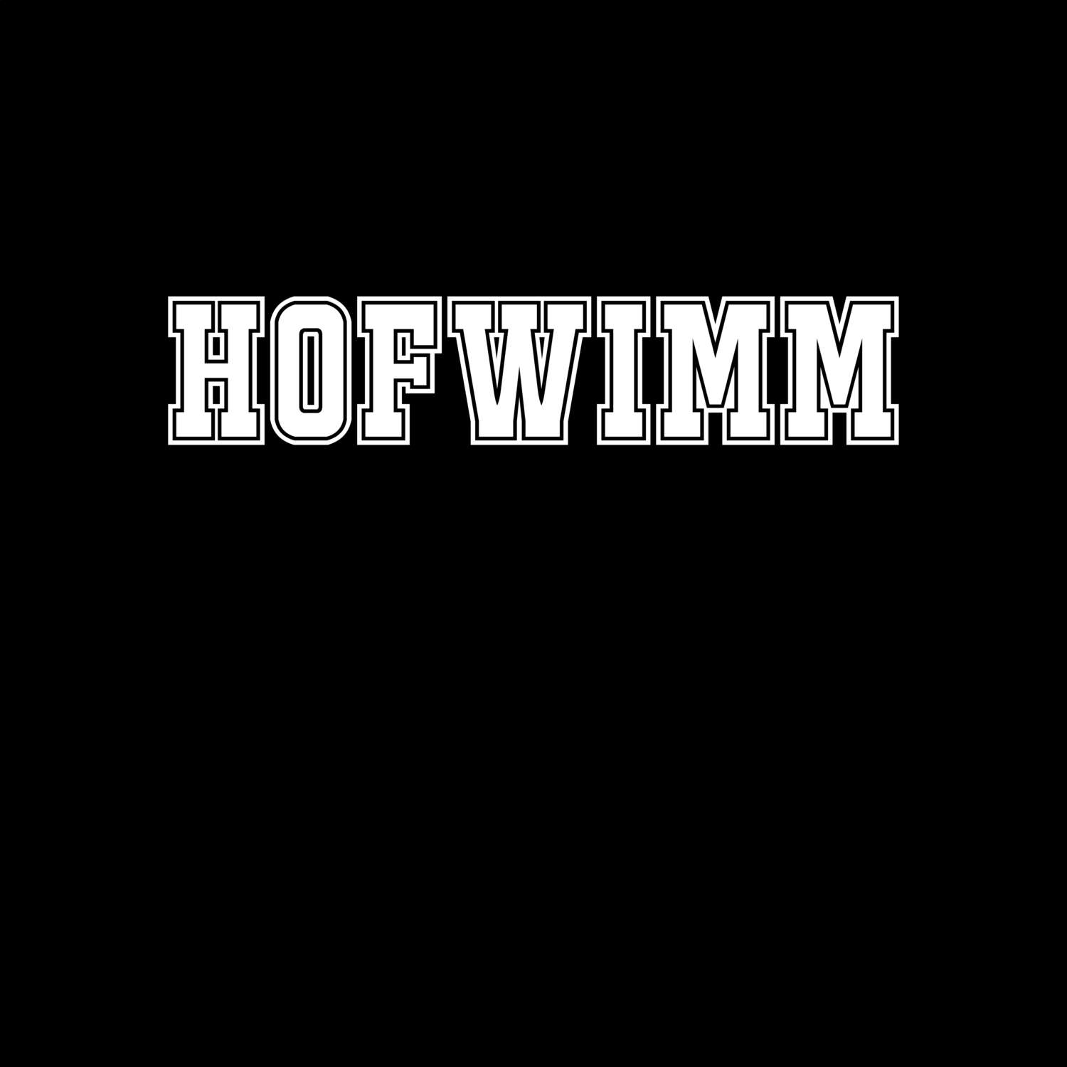 Hofwimm T-Shirt »Classic«