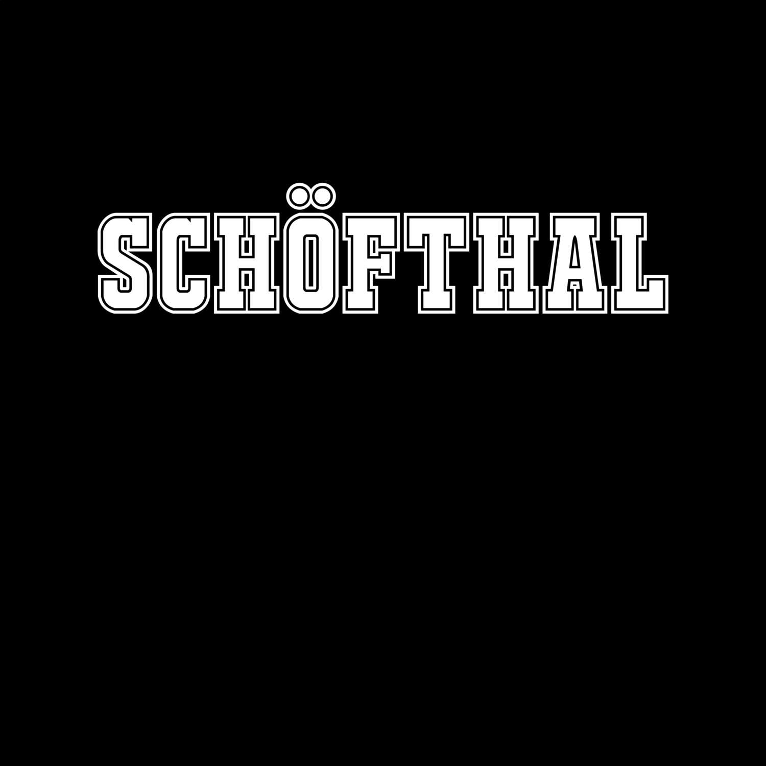 T-Shirt »Classic« für den Ort »Schöfthal«