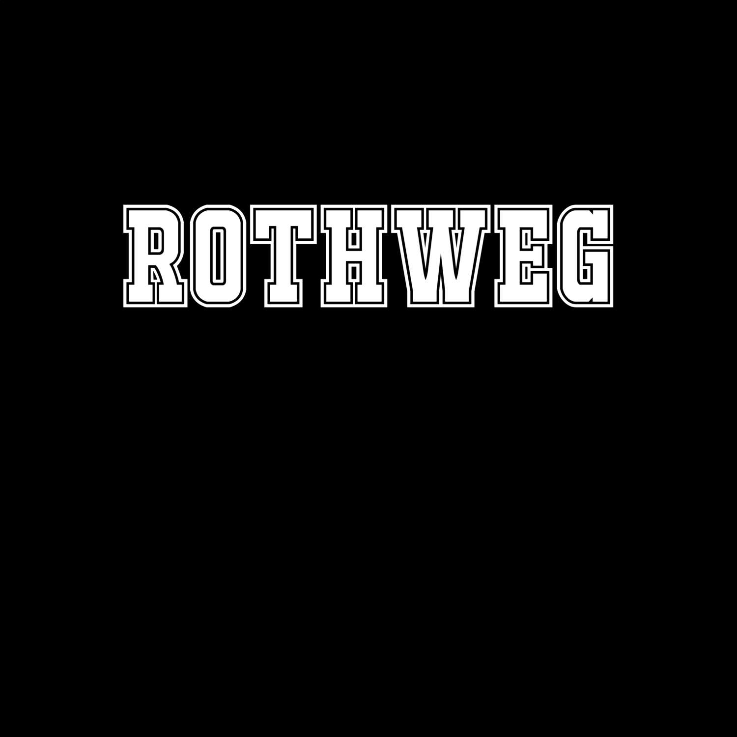 T-Shirt »Classic« für den Ort »Rothweg«