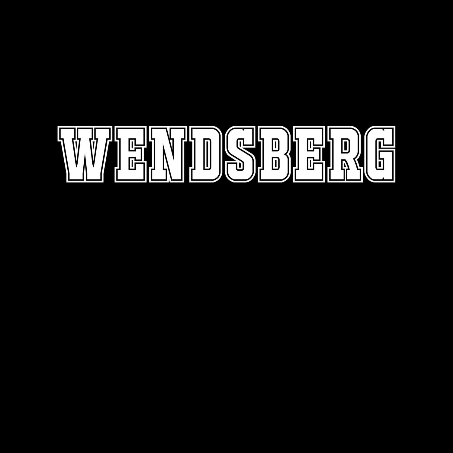 T-Shirt »Classic« für den Ort »Wendsberg«