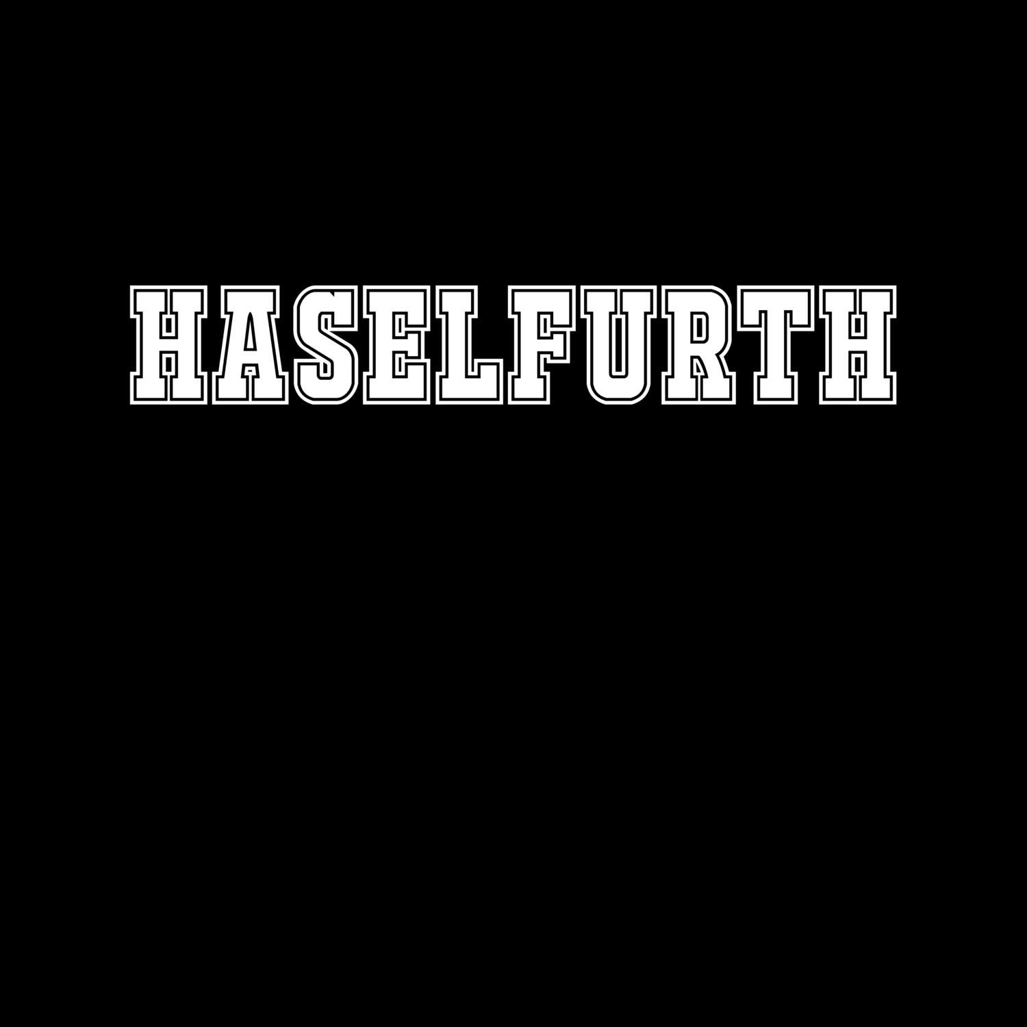 T-Shirt »Classic« für den Ort »Haselfurth«