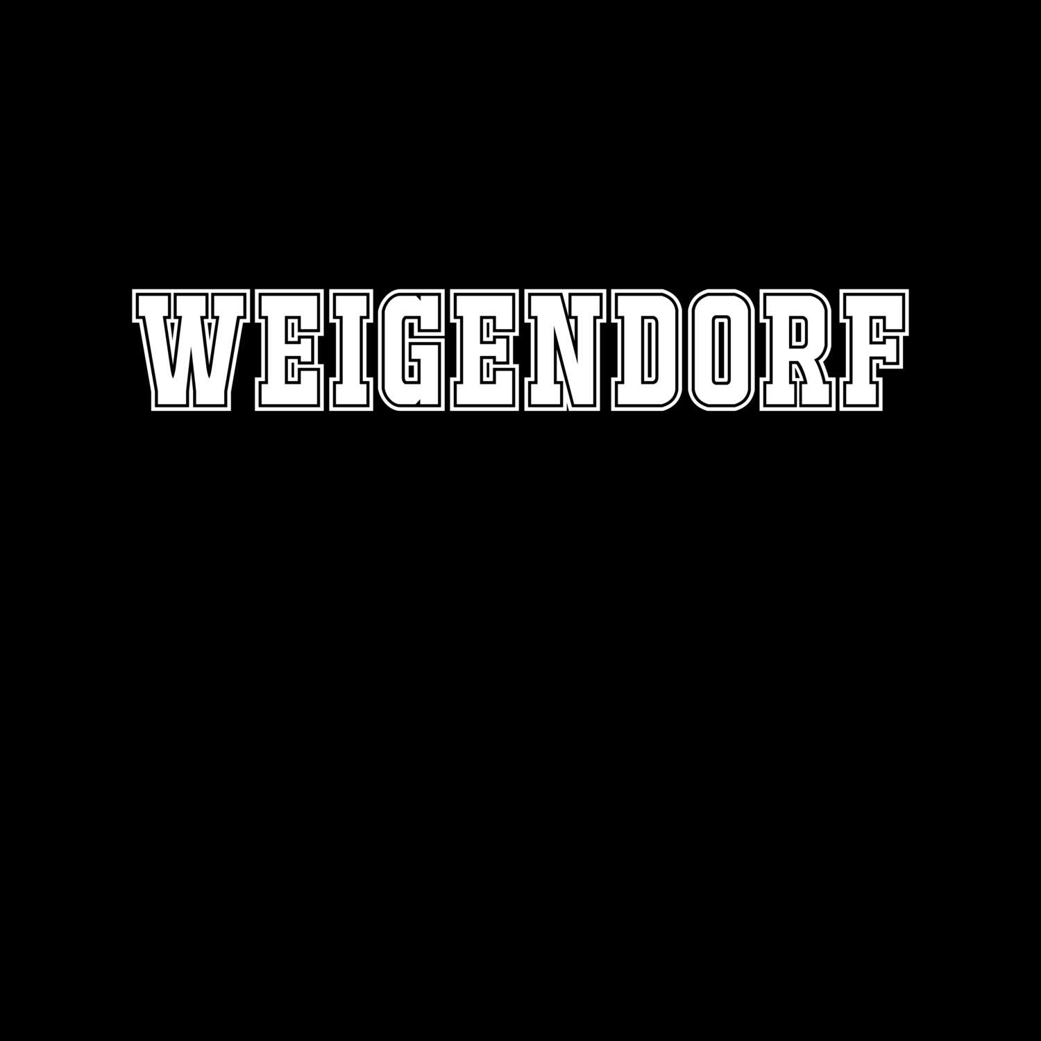 T-Shirt »Classic« für den Ort »Weigendorf«