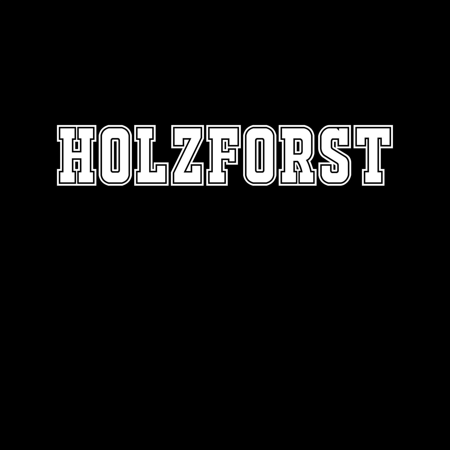 T-Shirt »Classic« für den Ort »Holzforst«