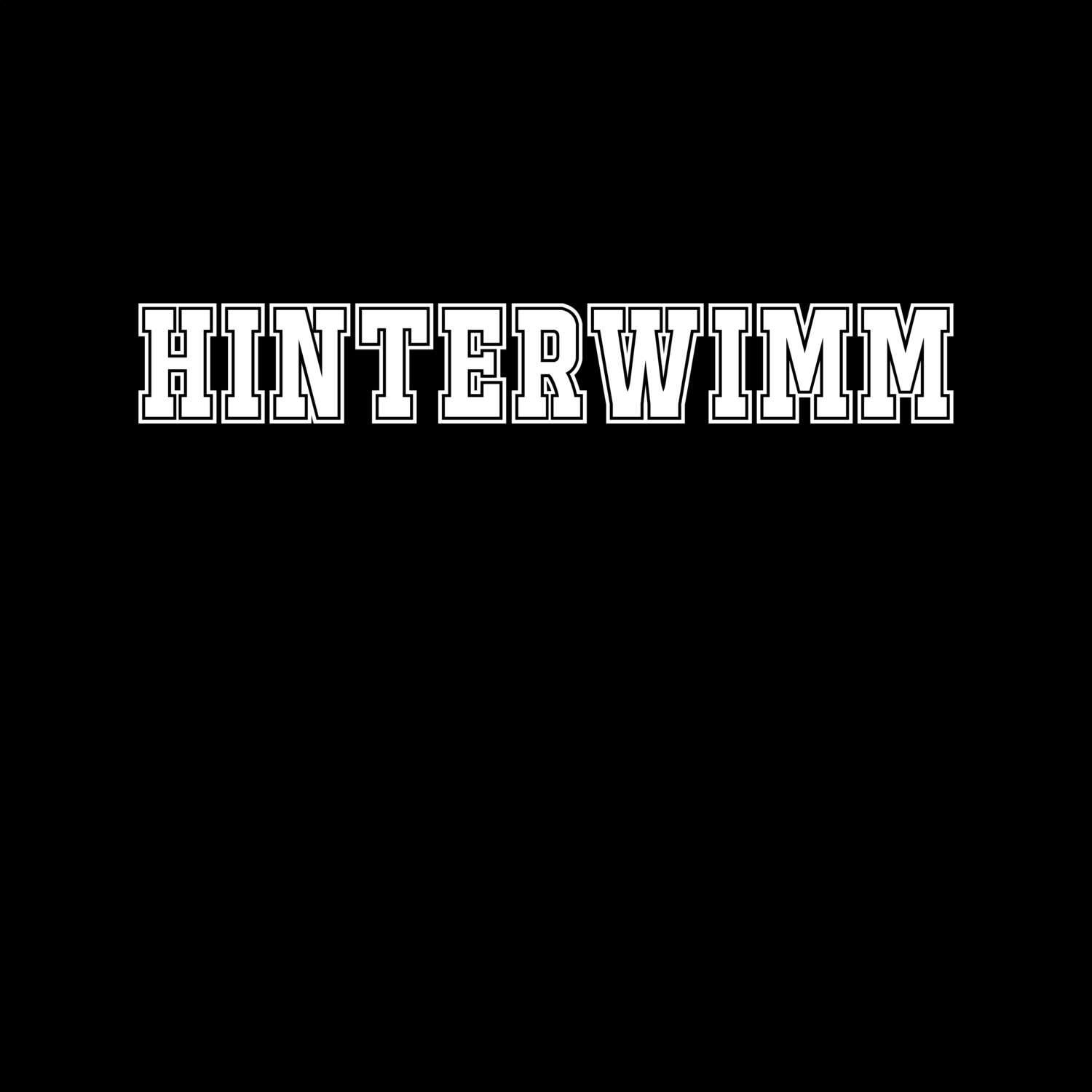 Hinterwimm T-Shirt »Classic«