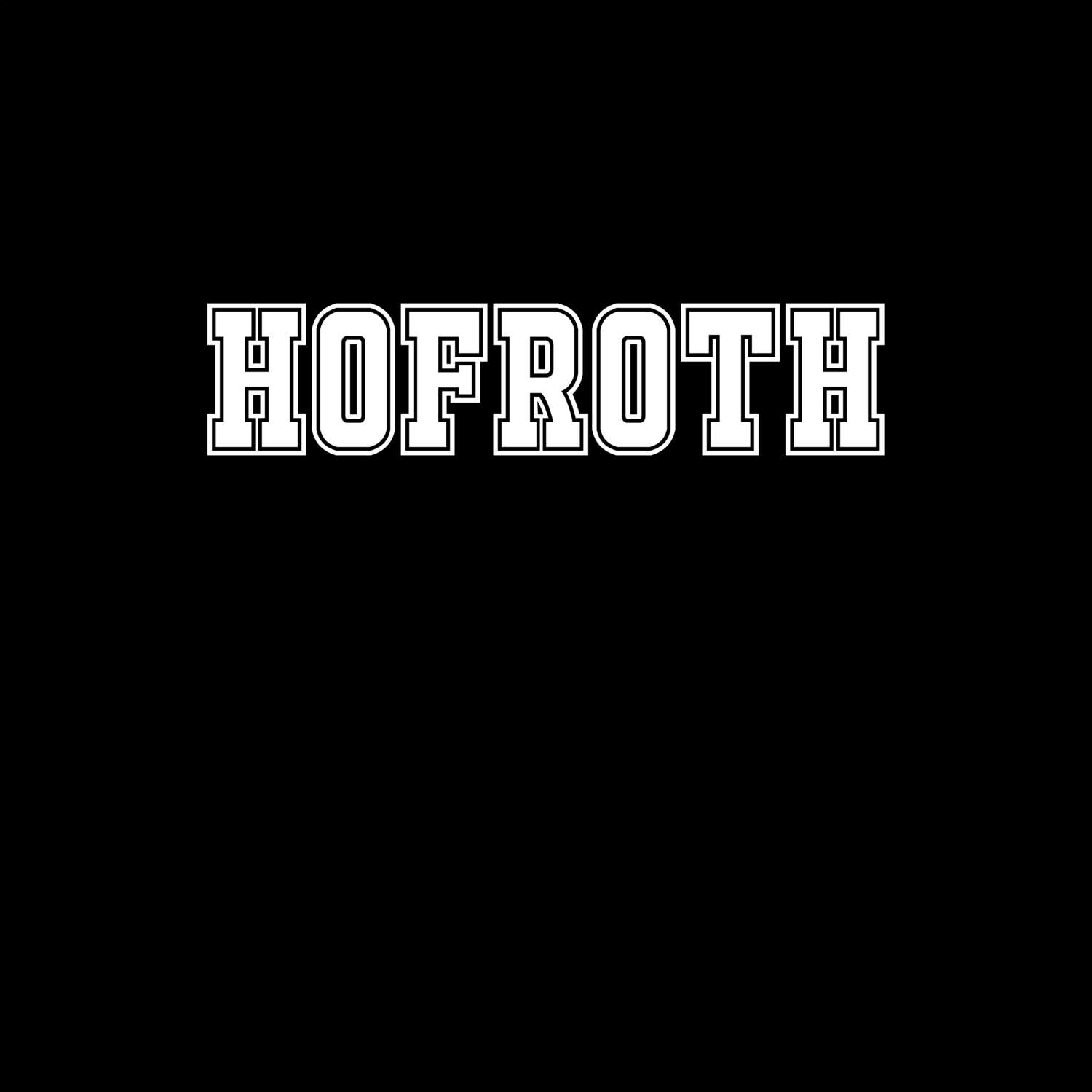 Hofroth T-Shirt »Classic«