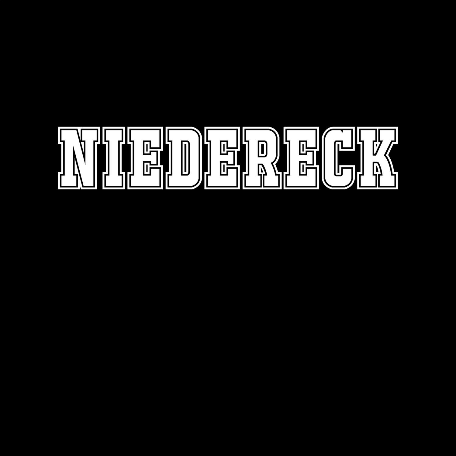 Niedereck T-Shirt »Classic«