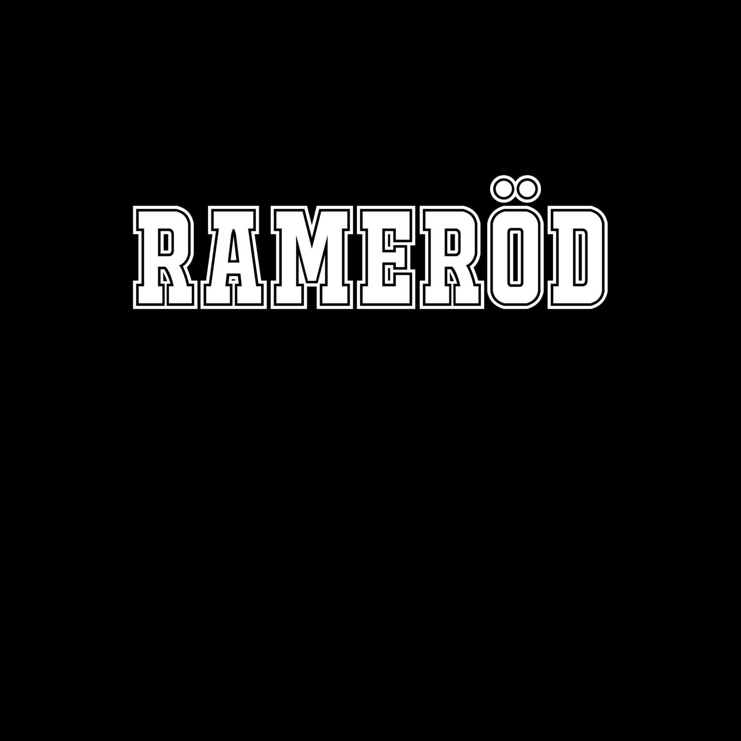 Rameröd T-Shirt »Classic«